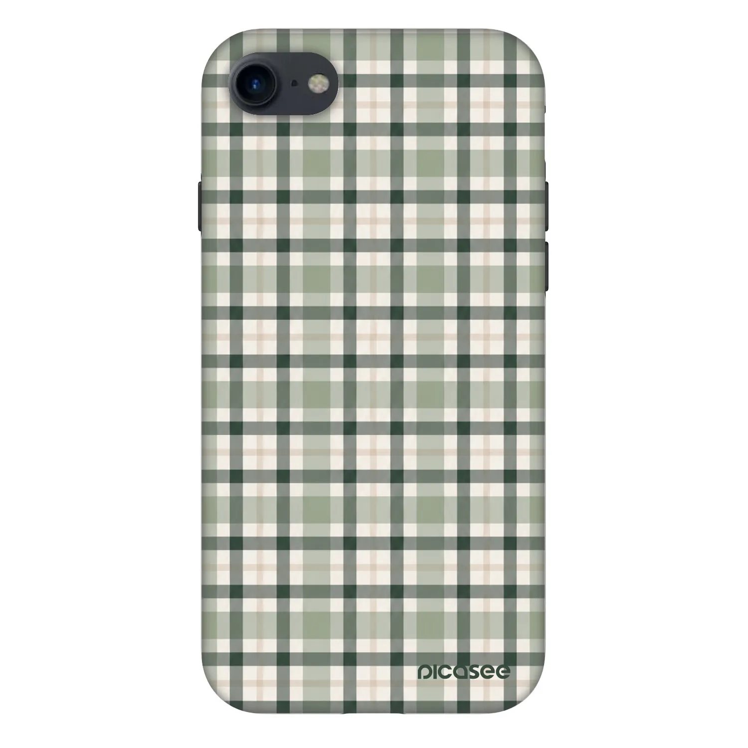 Picasee Fashion Case pentru Apple iPhone SE 2022 - Sage Tartan