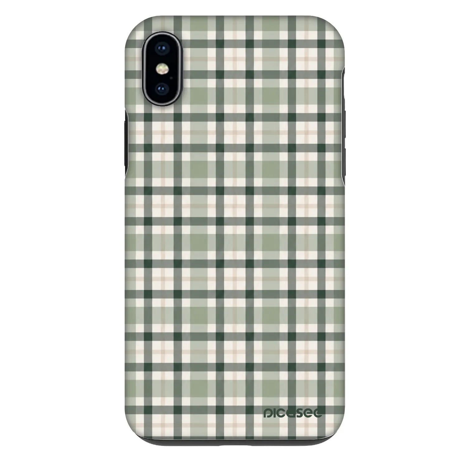 Picasee Fashion Case pentru Apple iPhone XS Max - Sage Tartan