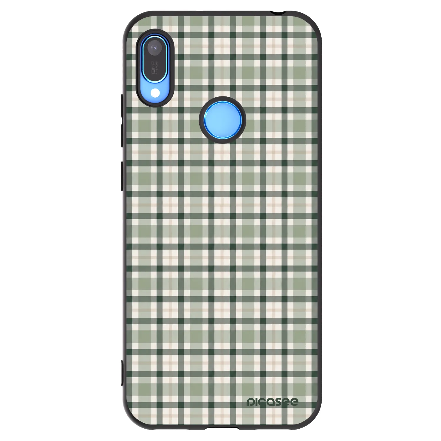 Picasee husă neagră din silicon pentru Huawei Y6 2019 - Sage Tartan