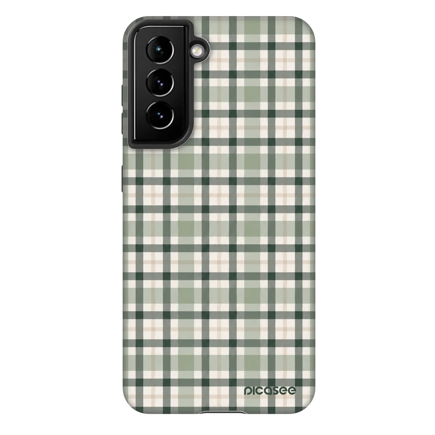 Picasee Fashion Case pentru Samsung Galaxy S21 5G G991B - Sage Tartan