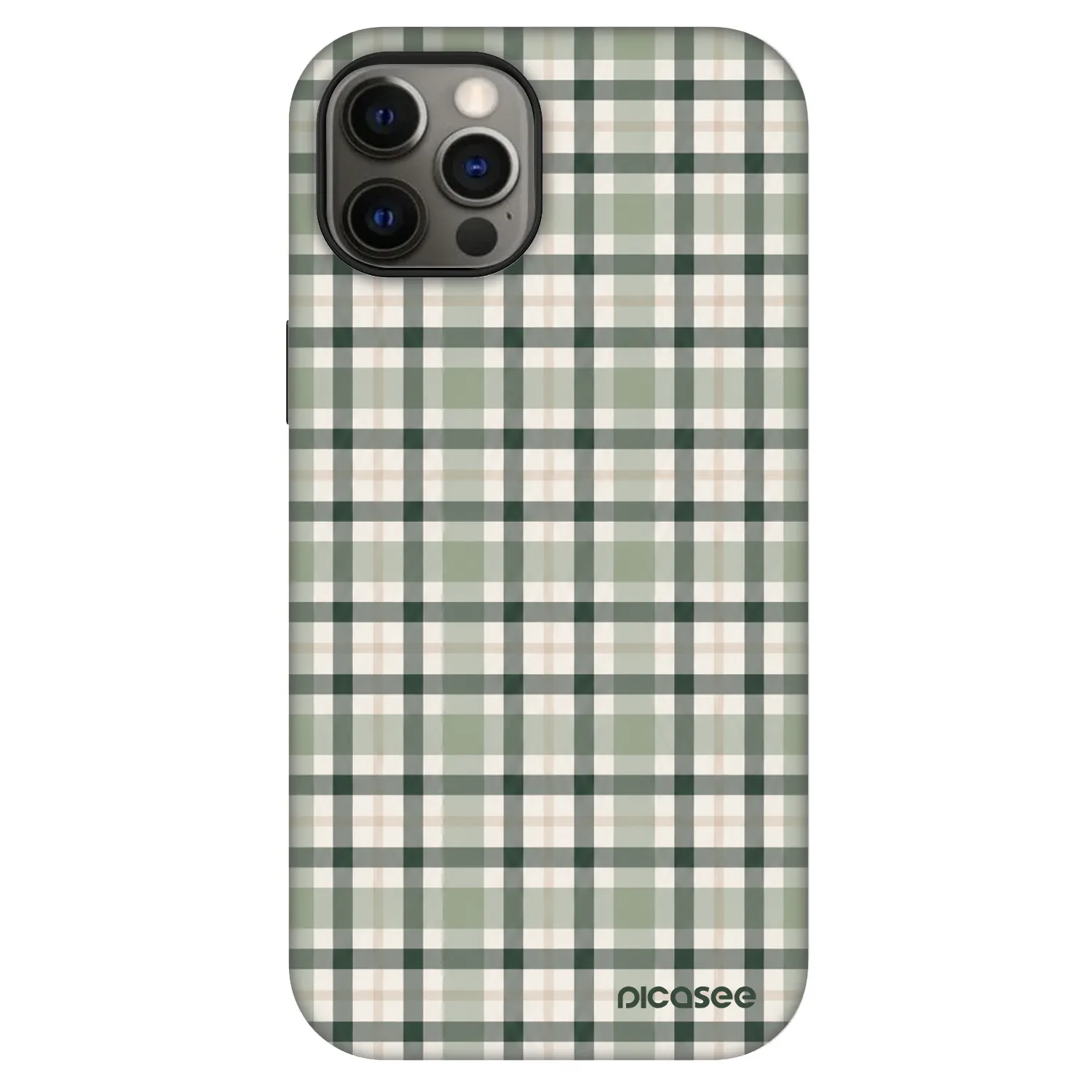 Picasee Fashion Case MagSafe pentru Apple iPhone 12 - Sage Tartan
