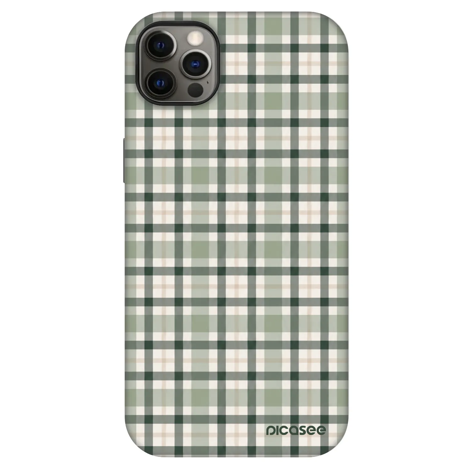Picasee Fashion Case MagSafe pentru Apple iPhone 12 Pro Max - Sage Tartan