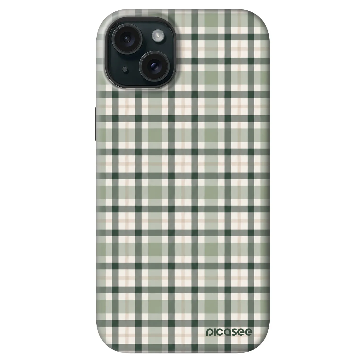 Picasee Fashion Case MagSafe pentru Apple iPhone 14 Plus - Sage Tartan