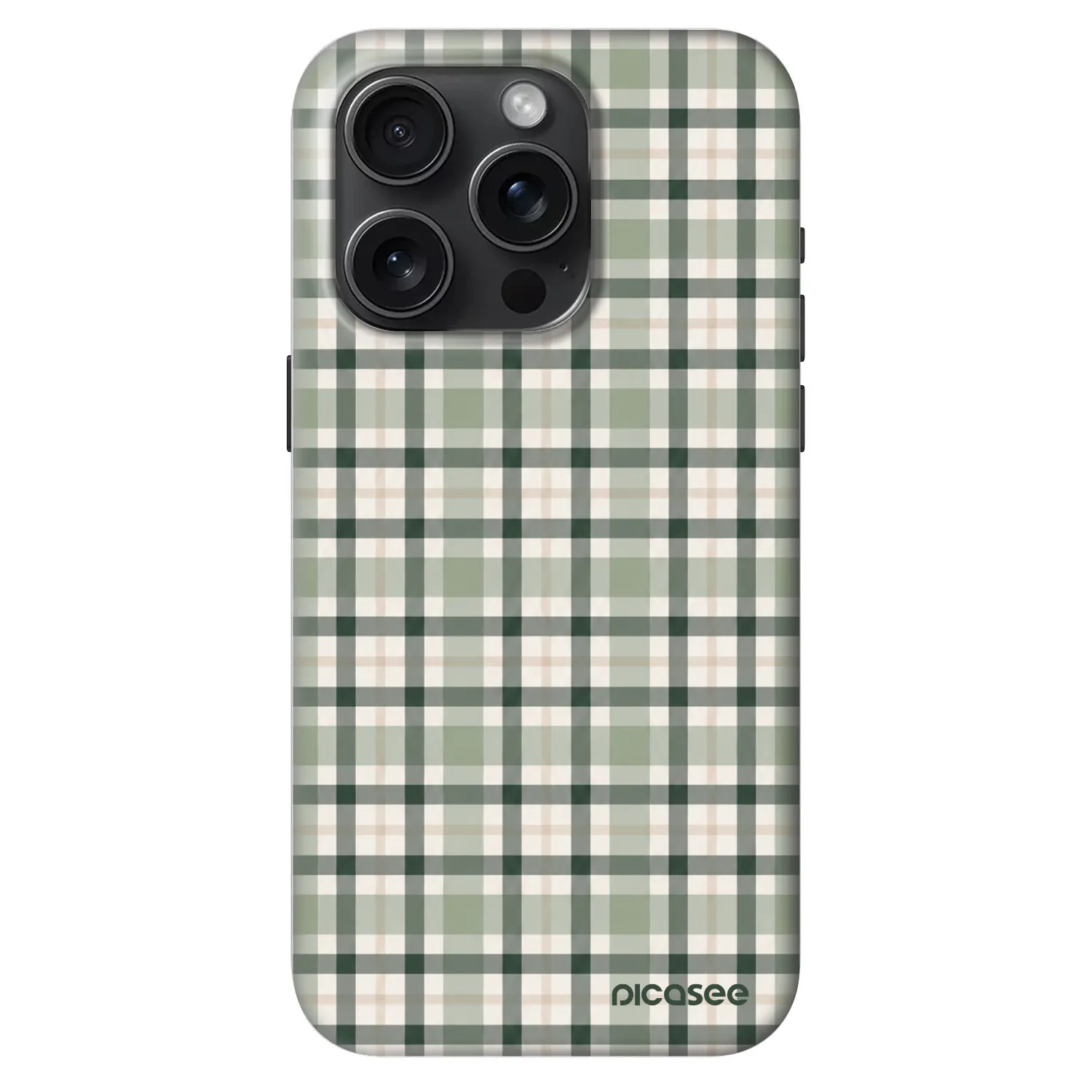 Picasee Fashion Case MagSafe pentru Apple iPhone 15 Pro - Sage Tartan