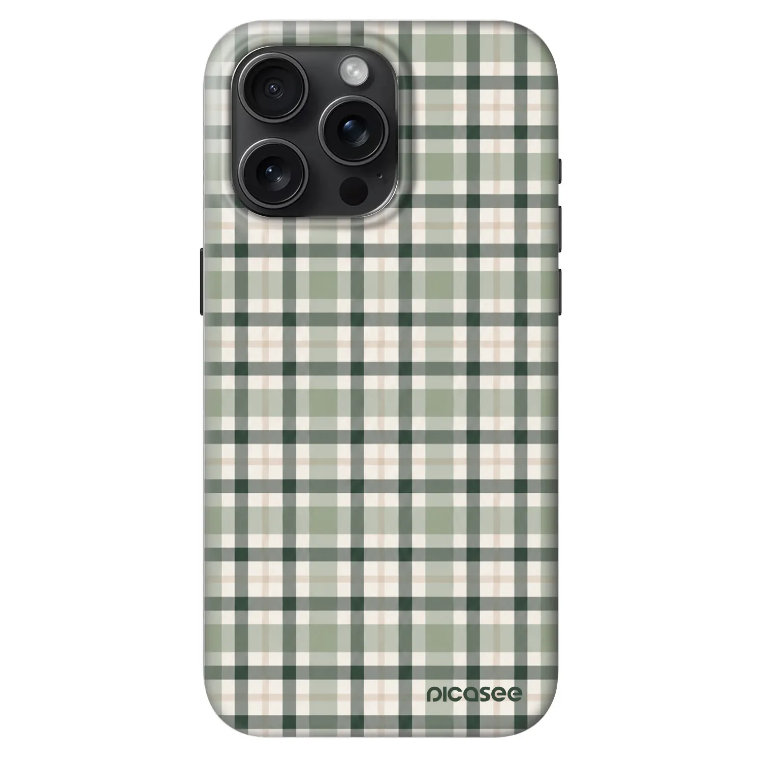 Picasee Fashion Case MagSafe pentru Apple iPhone 15 Pro Max - Sage Tartan