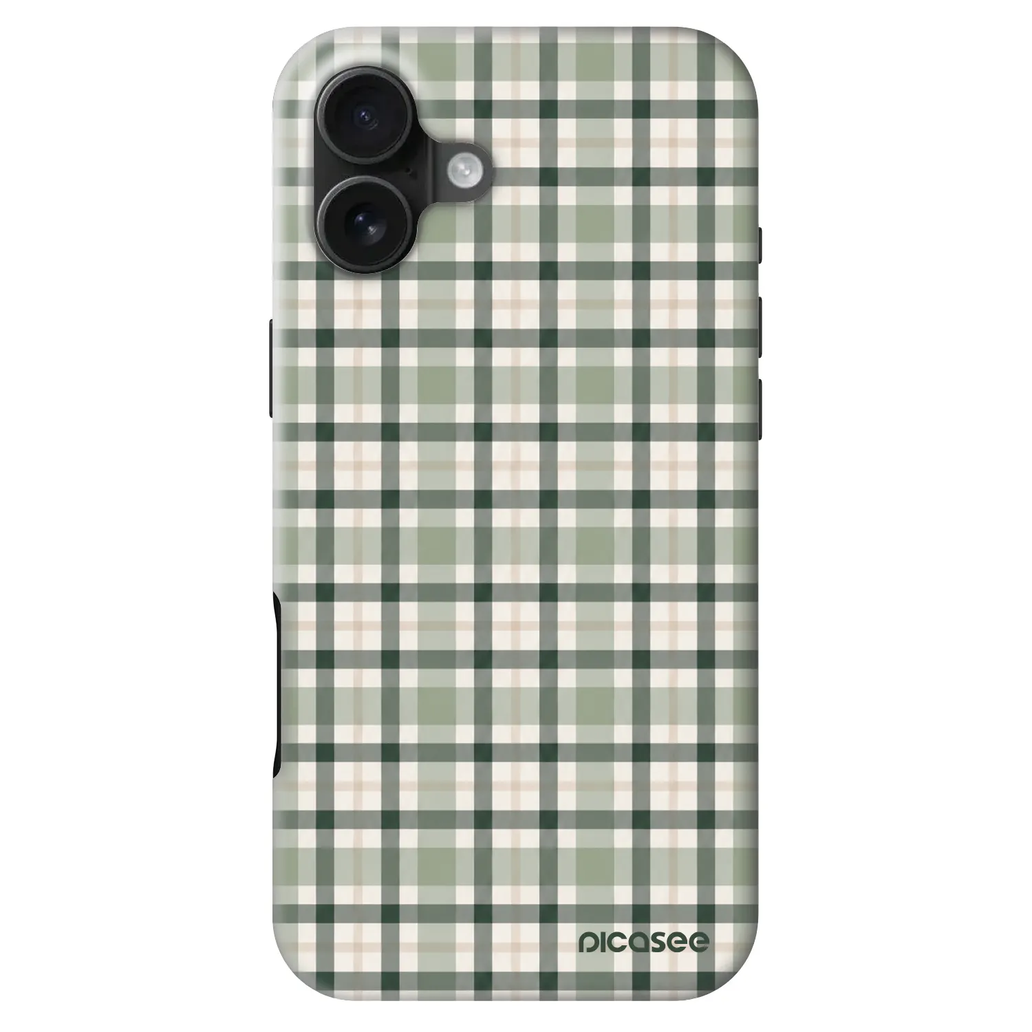 Picasee Fashion Case MagSafe pentru Apple iPhone 16 Plus - Sage Tartan