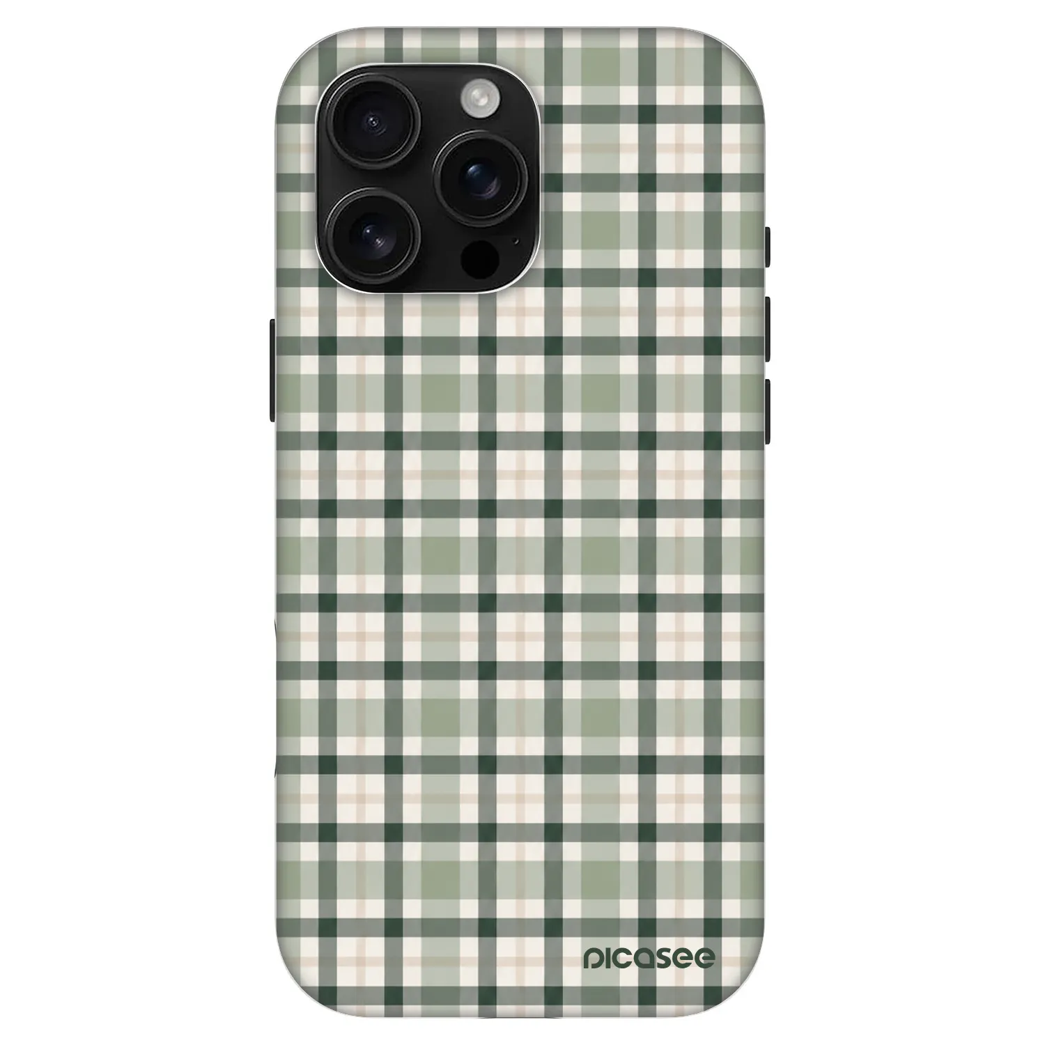 Picasee Fashion Case MagSafe pentru Apple iPhone 16 Pro Max - Sage Tartan
