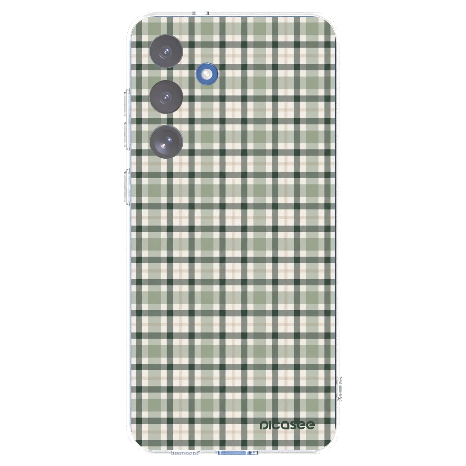 Picasee husă transparentă din silicon pentru Samsung Galaxy S25 FE 5G - Sage Tartan