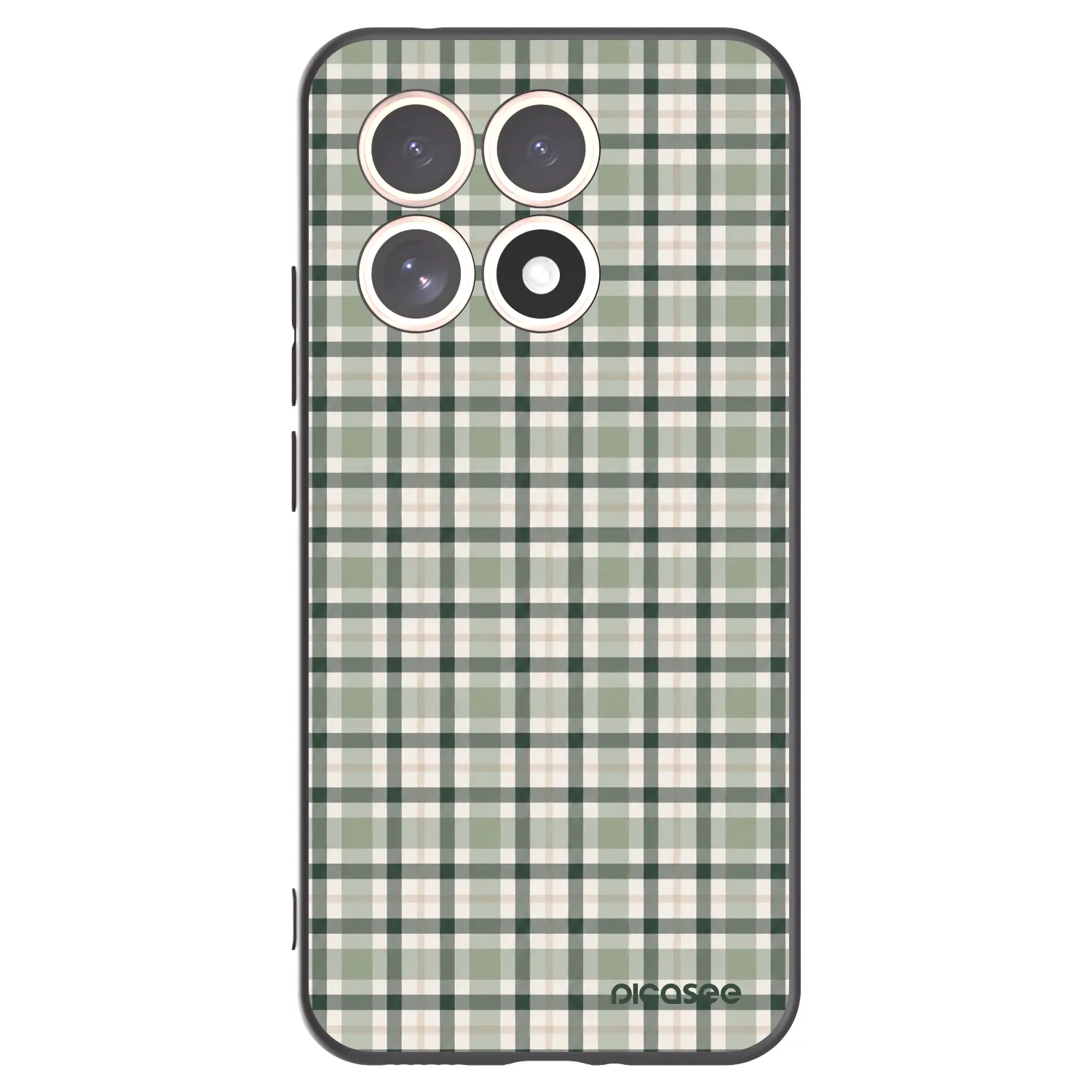 Picasee husă neagră din silicon pentru Xiaomi 15T - Sage Tartan