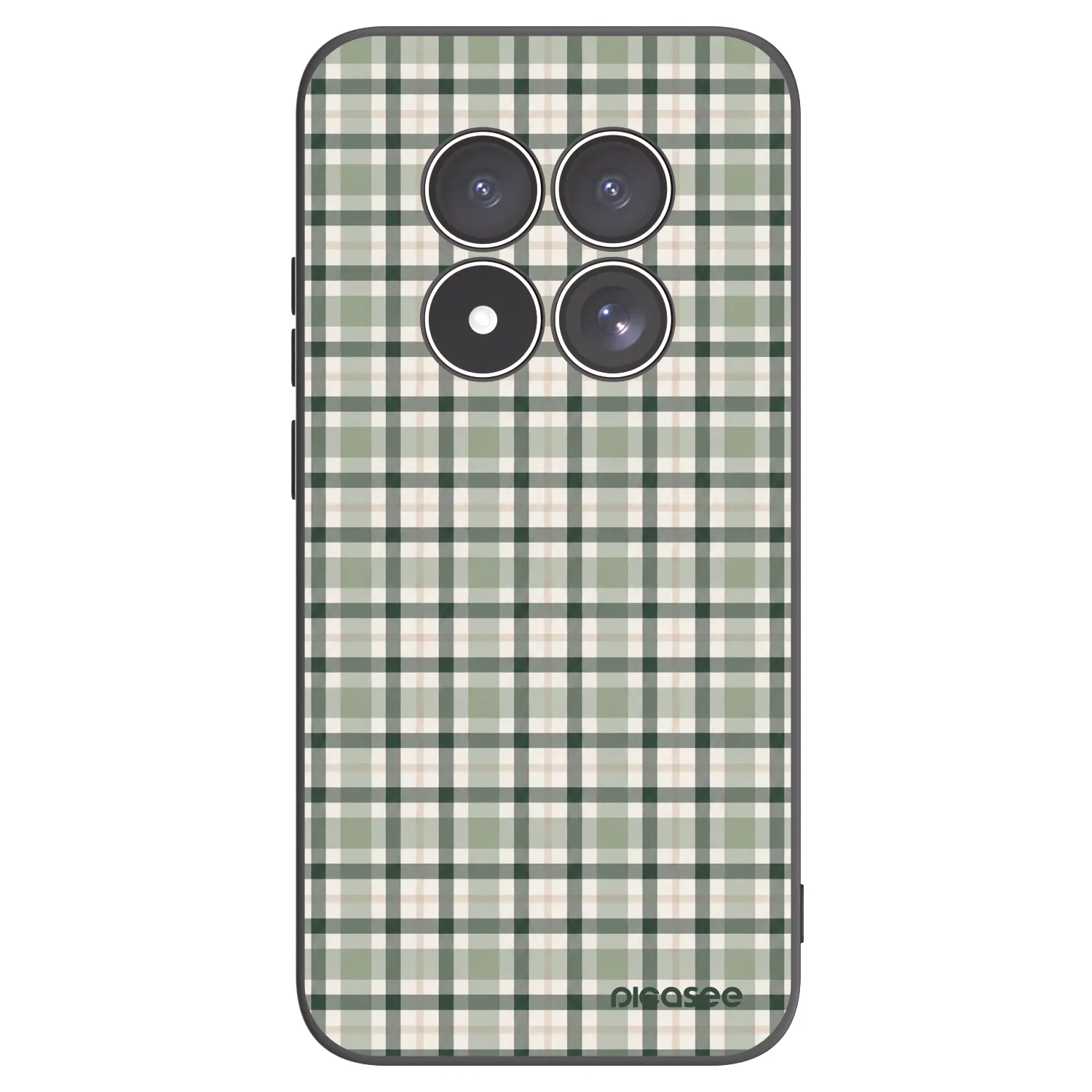 Picasee husă neagră din silicon pentru Xiaomi Redmi Note 15 Pro 5G - Sage Tartan