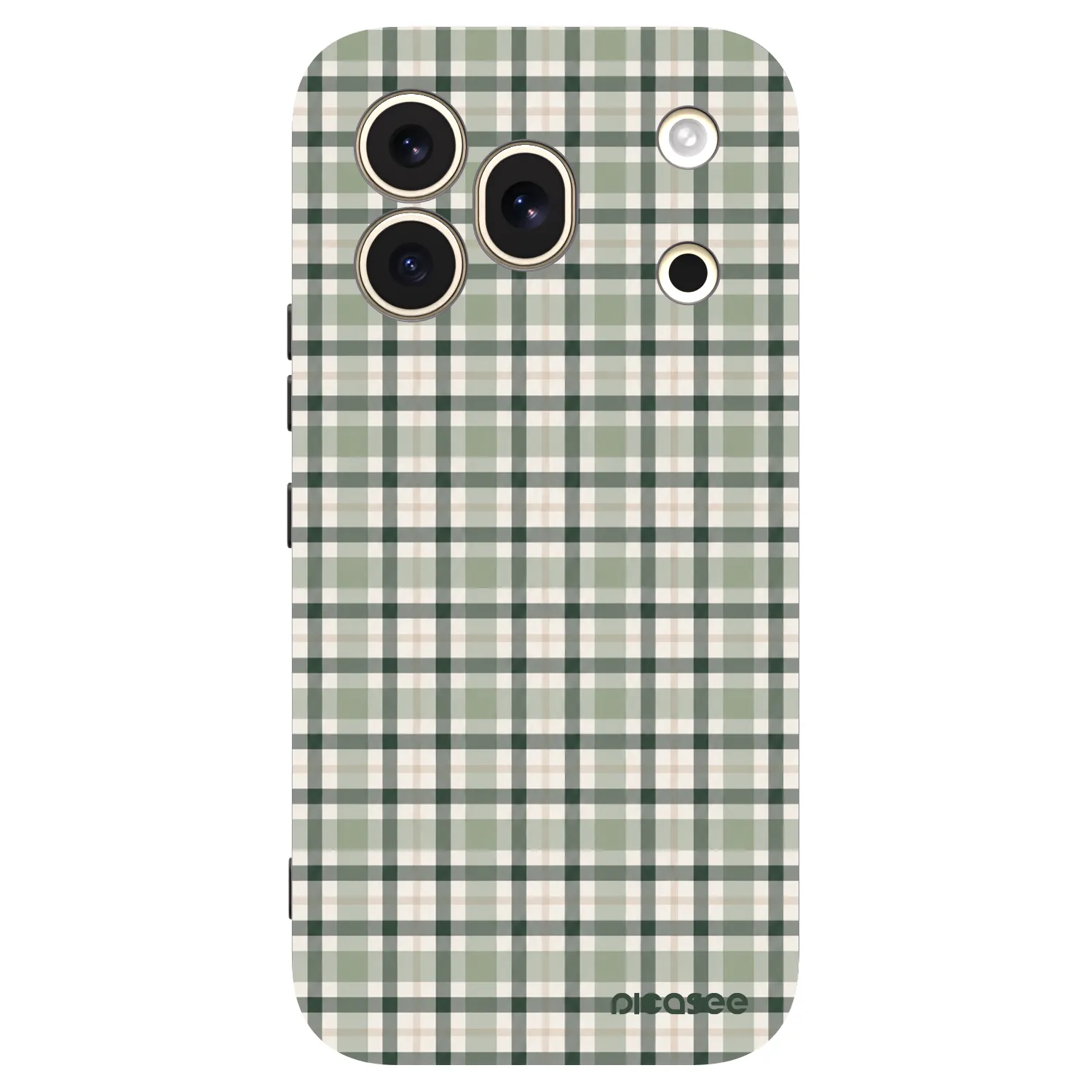 Picasee husă neagră din silicon pentru Honor 600 Pro - Sage Tartan