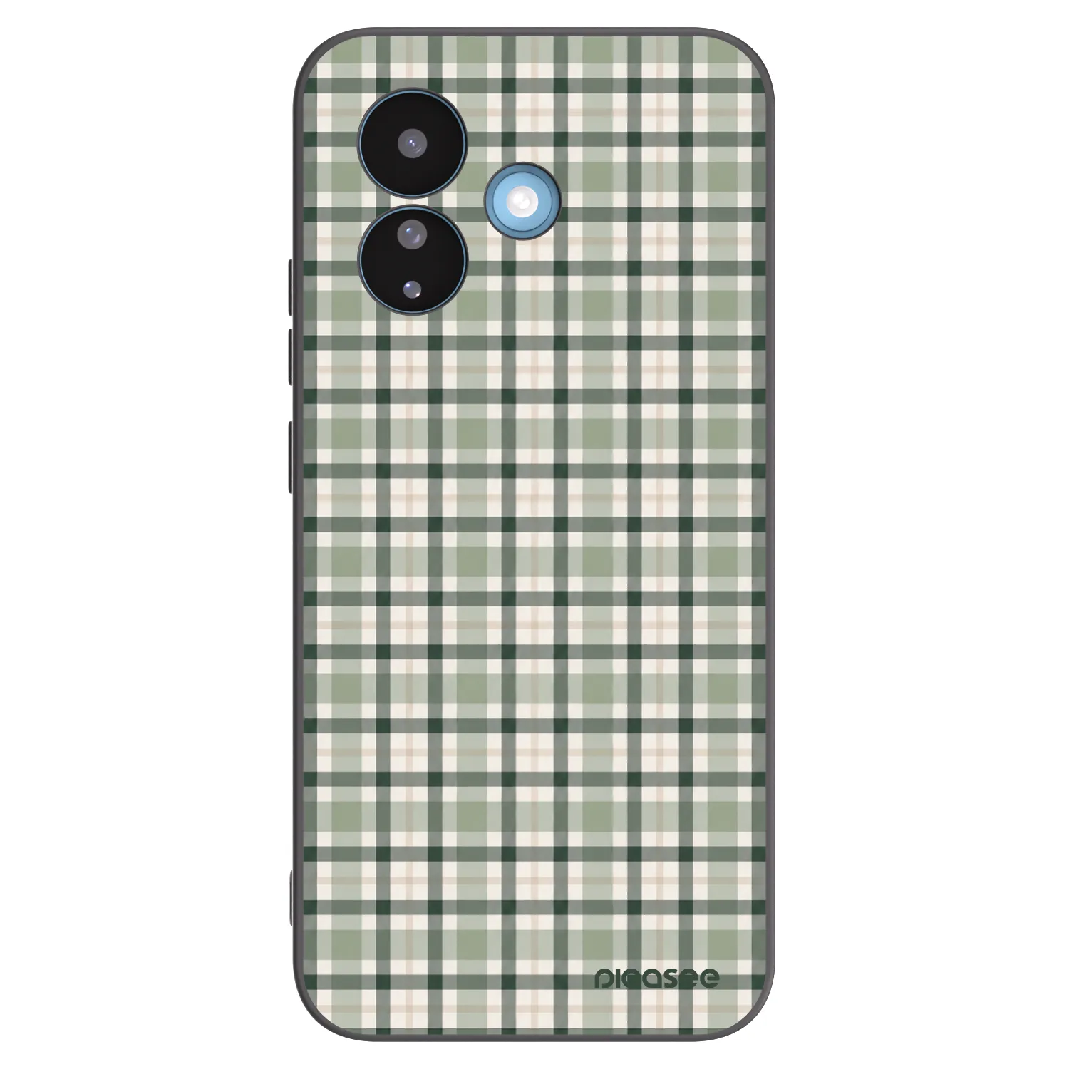 Picasee husă neagră din silicon pentru Xiaomi Redmi Note 17 Pro 5G - Sage Tartan