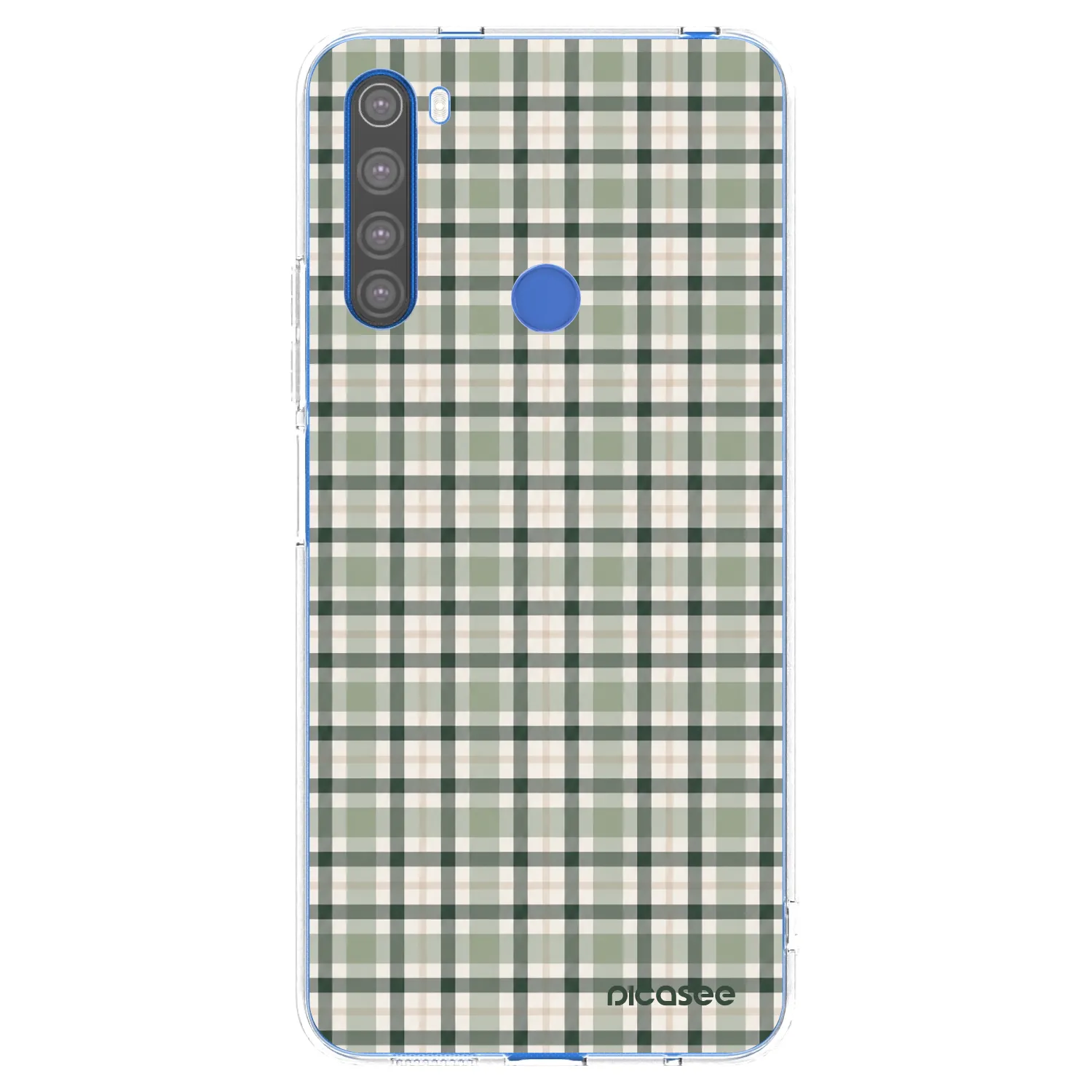 Picasee husă transparentă din silicon pentru Xiaomi Redmi Note 8T - Sage Tartan