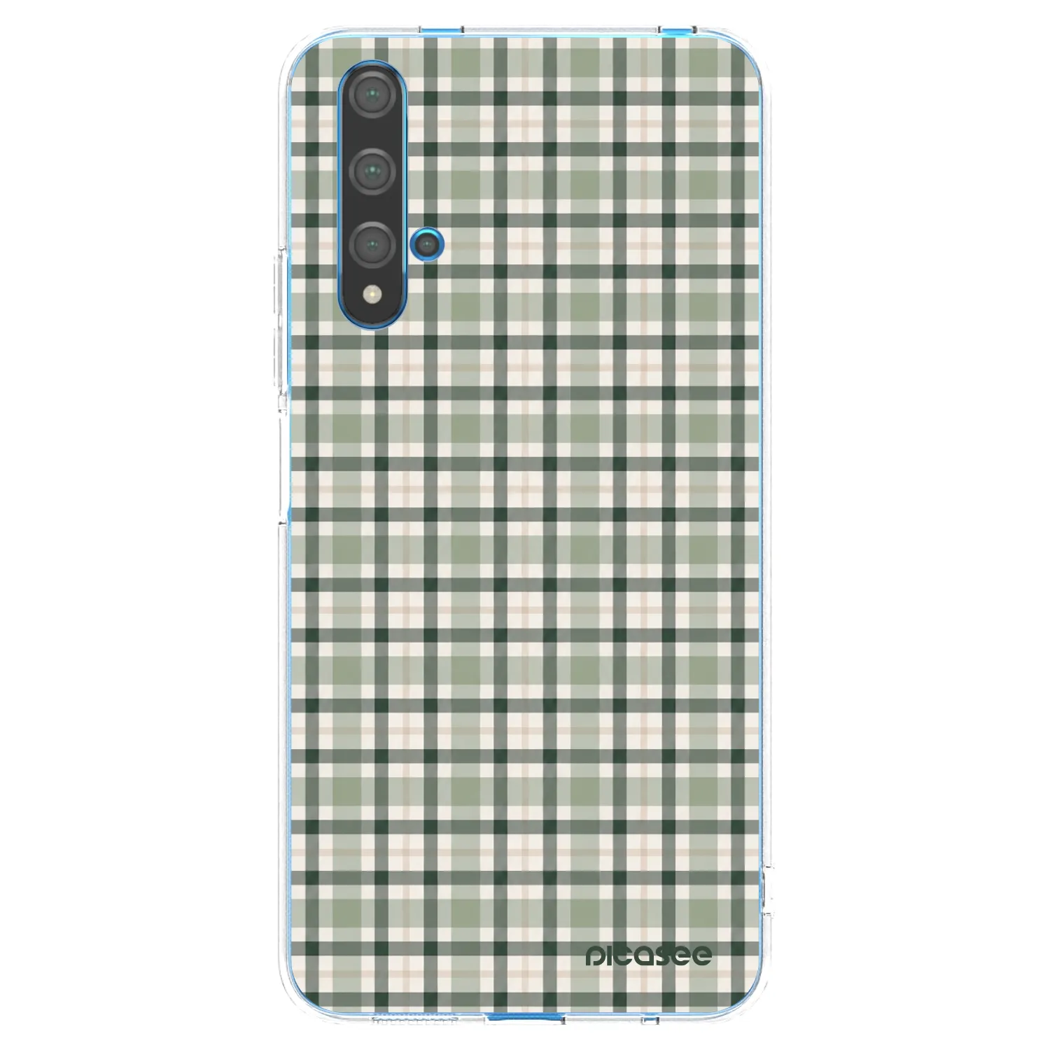 Picasee husă transparentă din silicon pentru Huawei Nova 5T - Sage Tartan