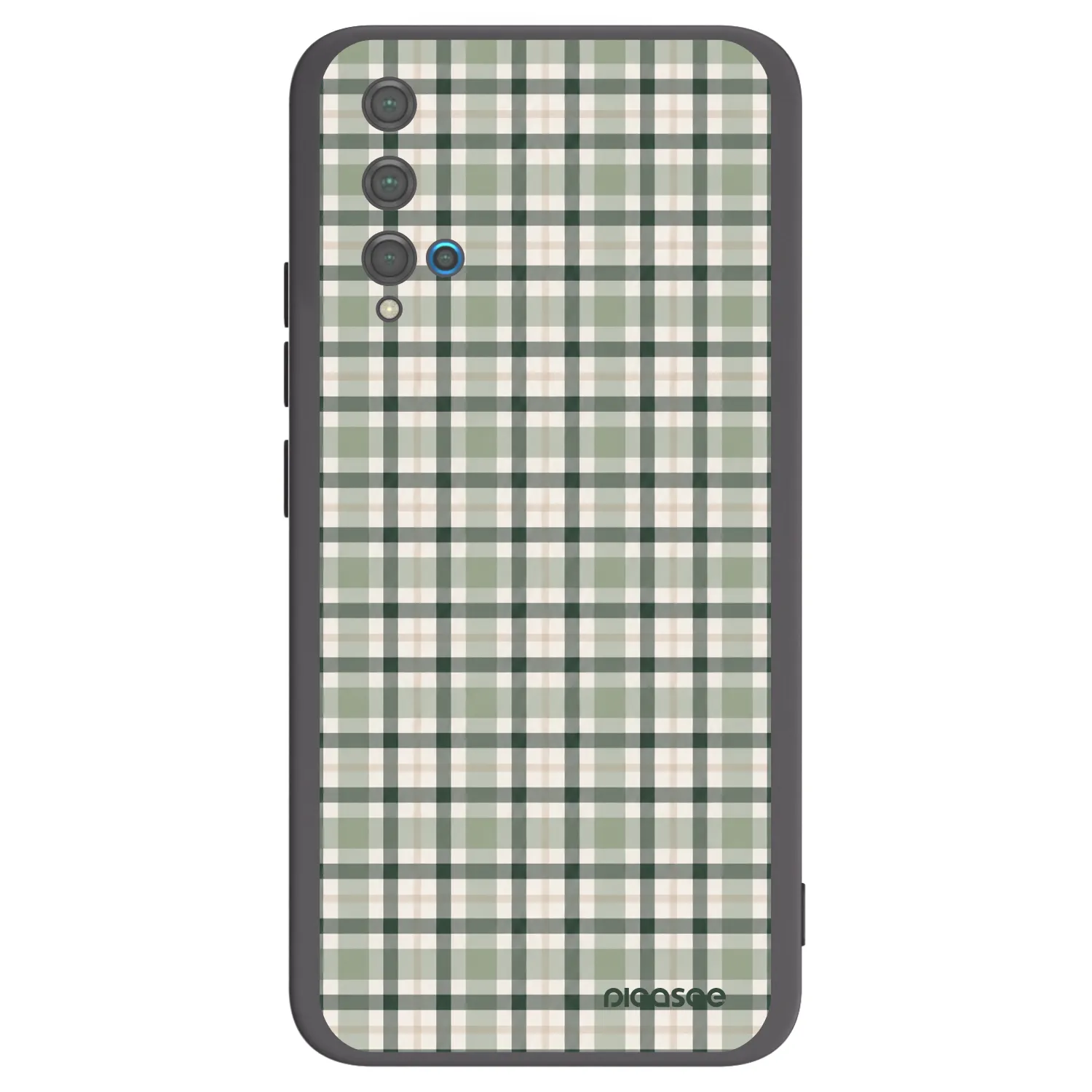Picasee husă neagră din silicon pentru Huawei Nova 5T - Sage Tartan