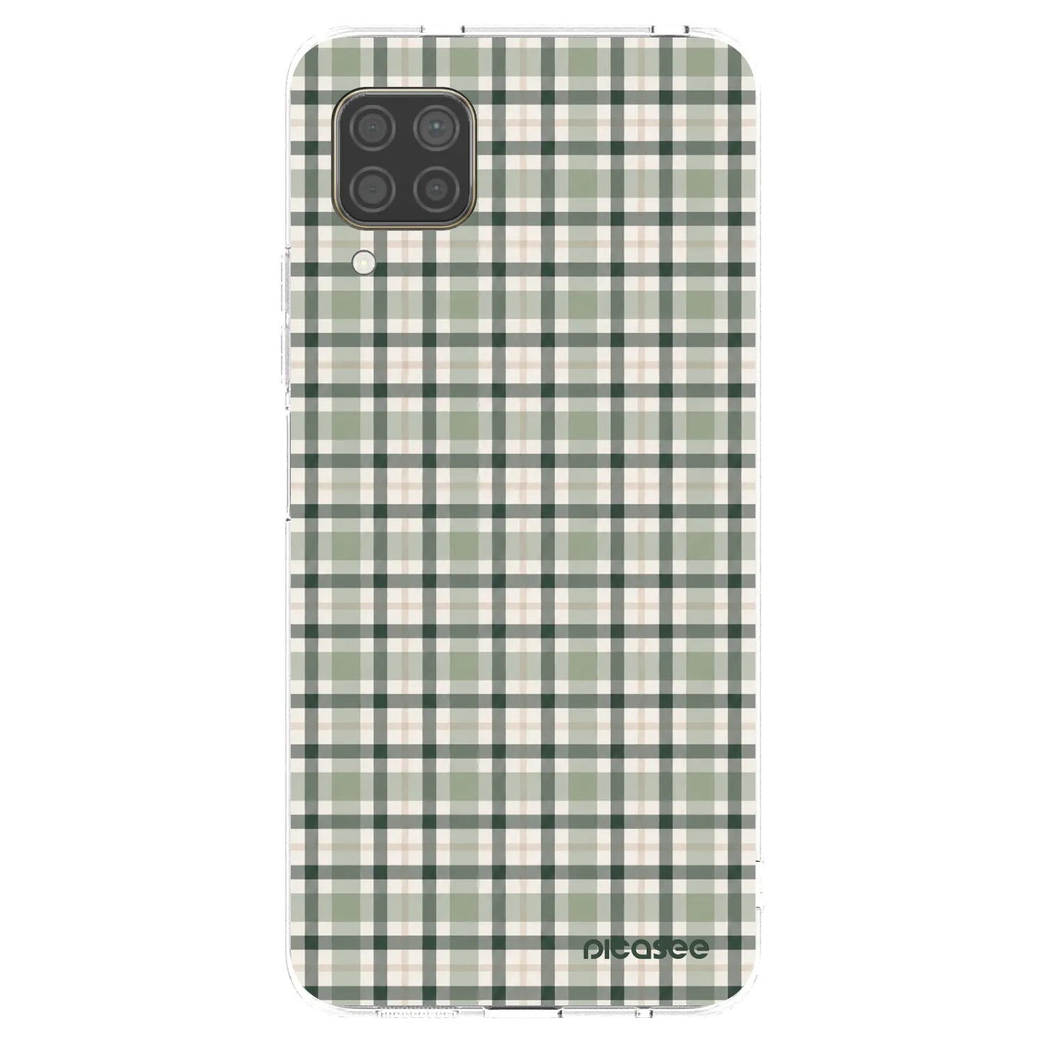 Picasee husă transparentă din silicon pentru Huawei P40 Lite - Sage Tartan