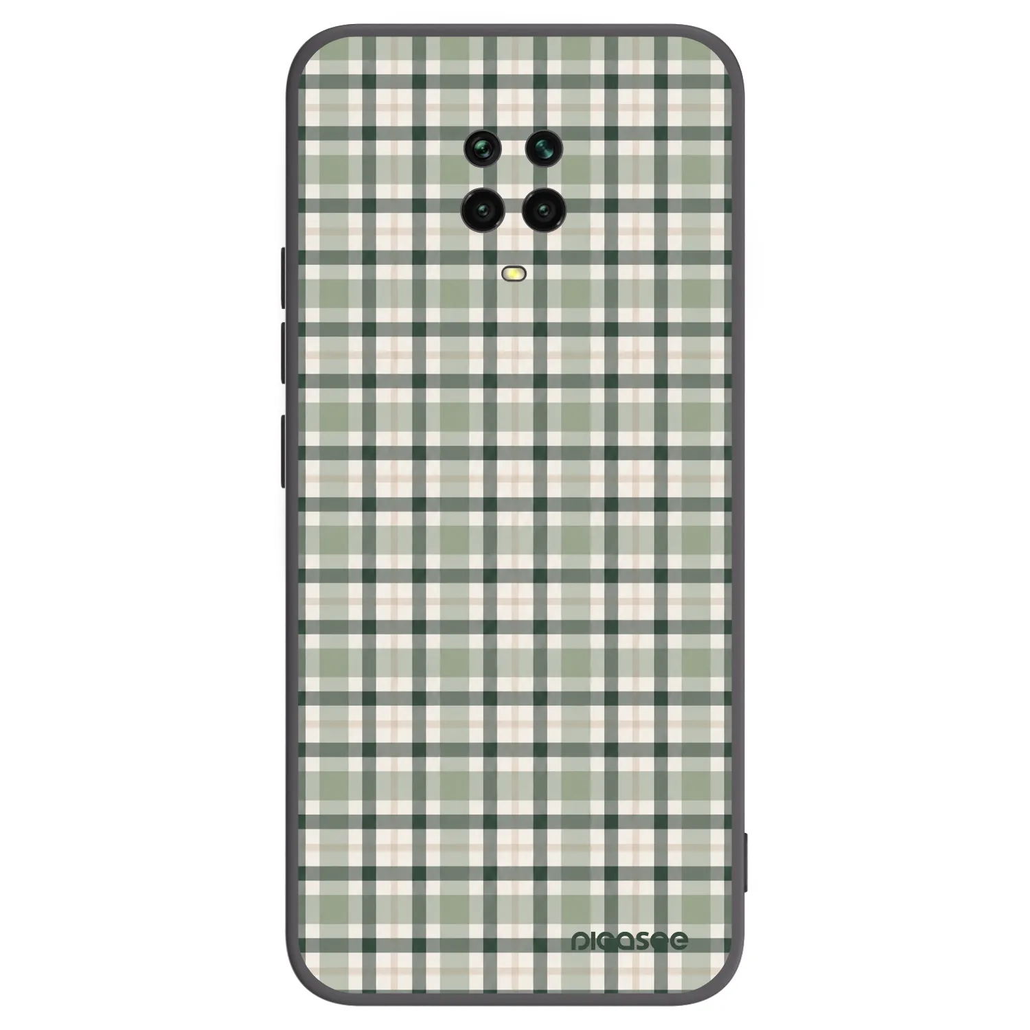 Picasee husă neagră din silicon pentru Xiaomi Redmi Note 9S - Sage Tartan