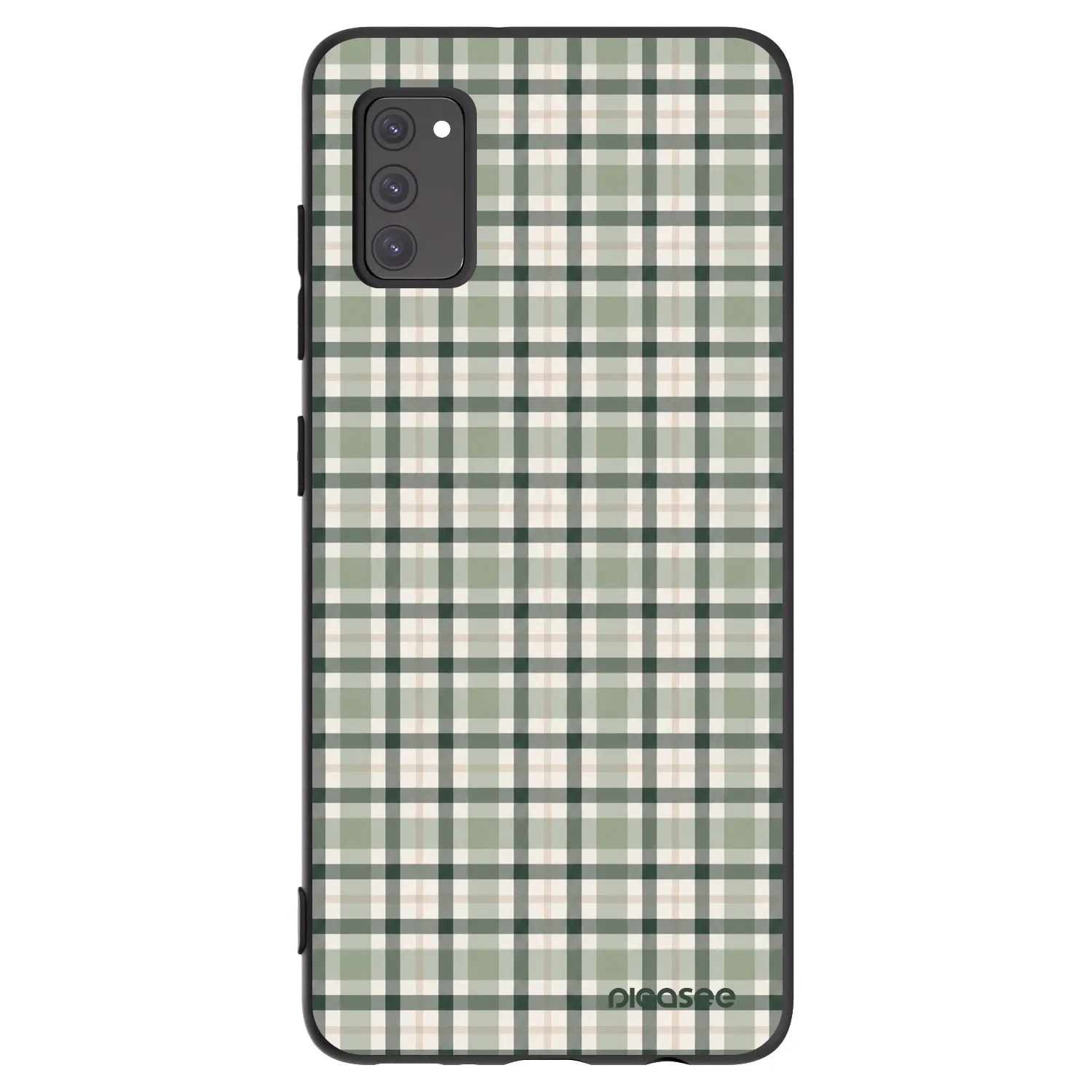 Picasee husă neagră din silicon pentru Samsung Galaxy A41 A415F - Sage Tartan