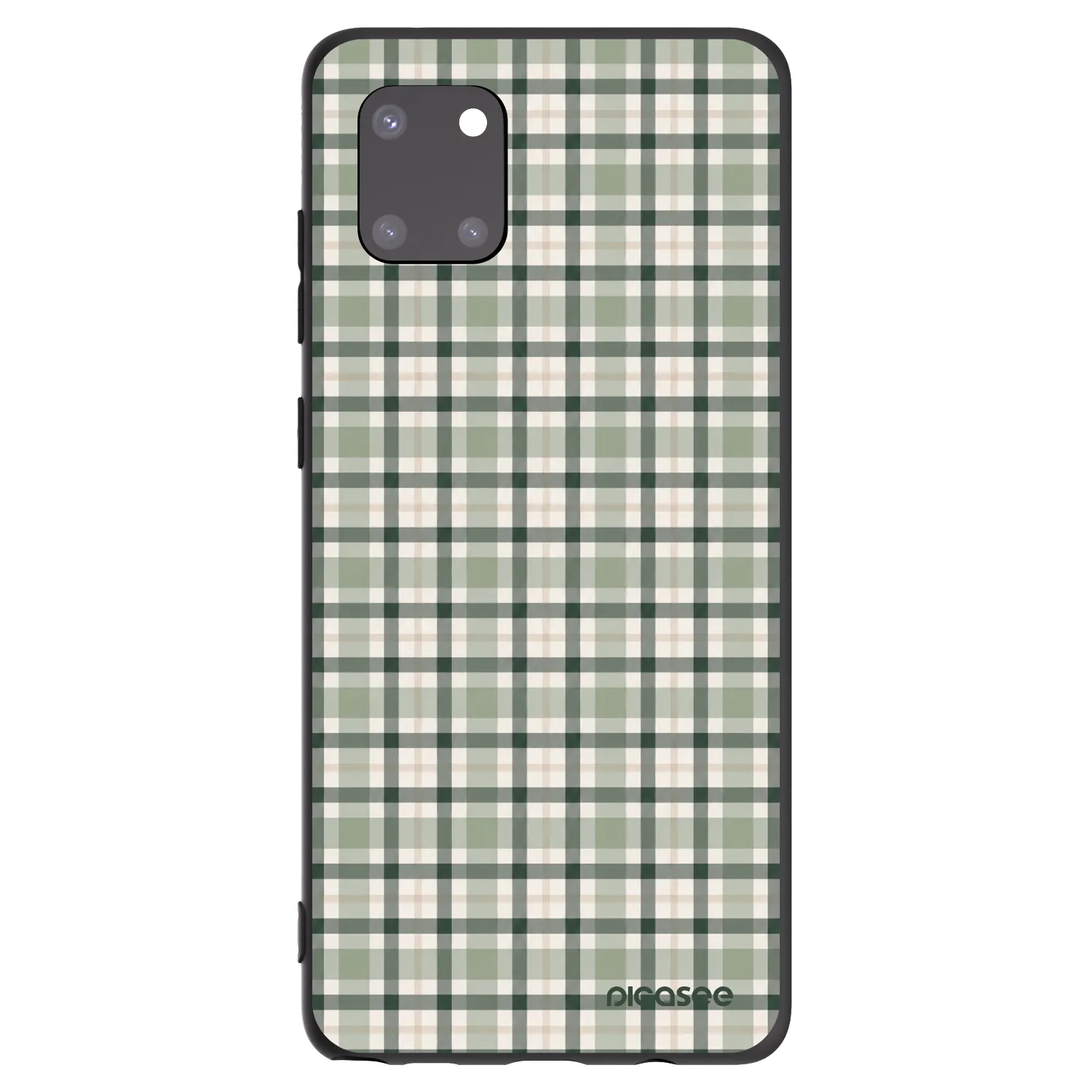 Picasee husă neagră din silicon pentru Samsung Galaxy Note 10 Lite N770F - Sage Tartan