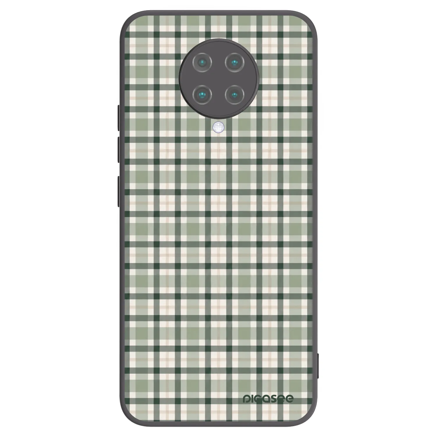 Picasee husă neagră din silicon pentru Xiaomi Poco F2 Pro - Sage Tartan