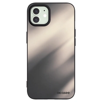 Picasee husă neagră din silicon pentru Apple iPhone 12 - Smoky Beige
