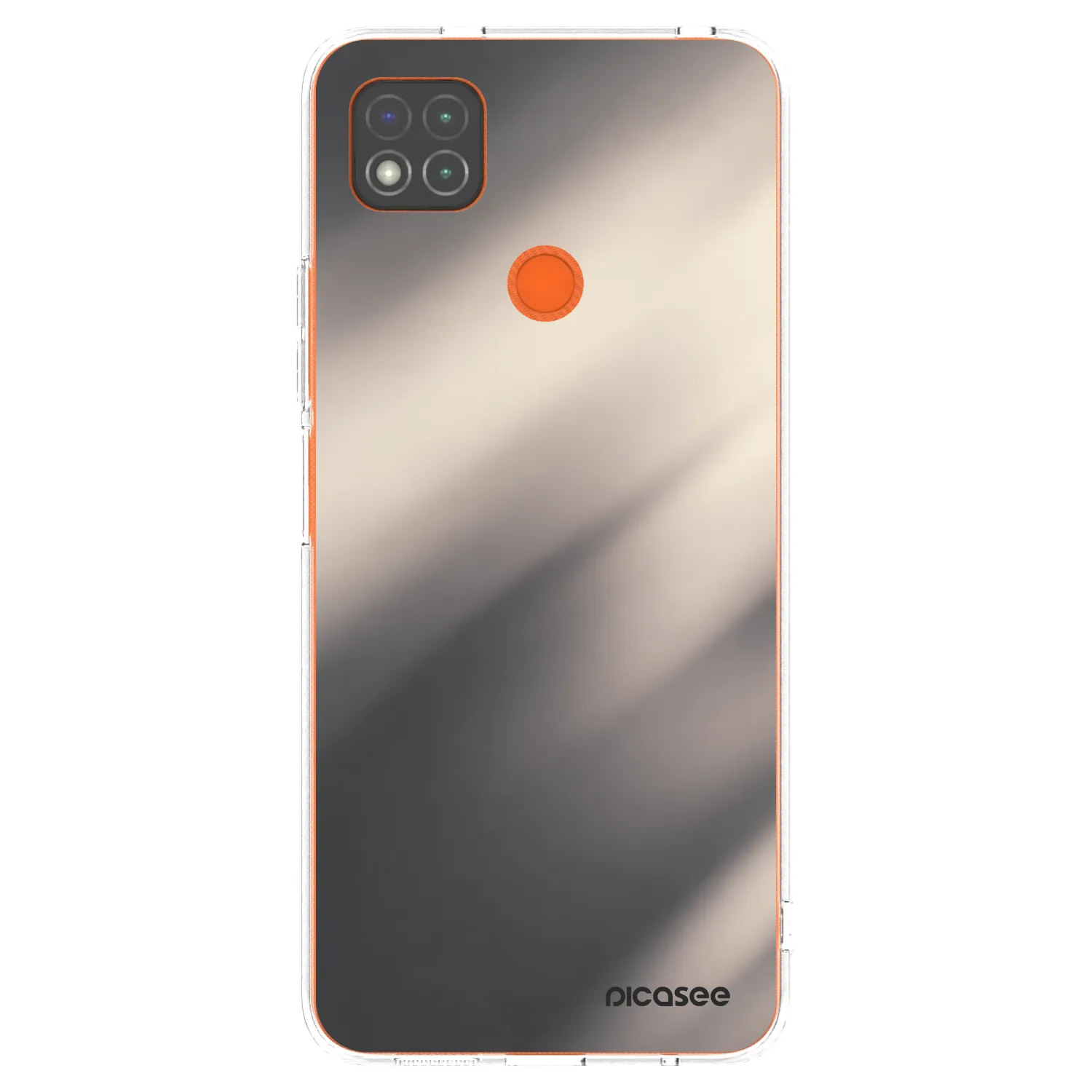 Picasee husă transparentă din silicon pentru Xiaomi Redmi 9C - Smoky Beige
