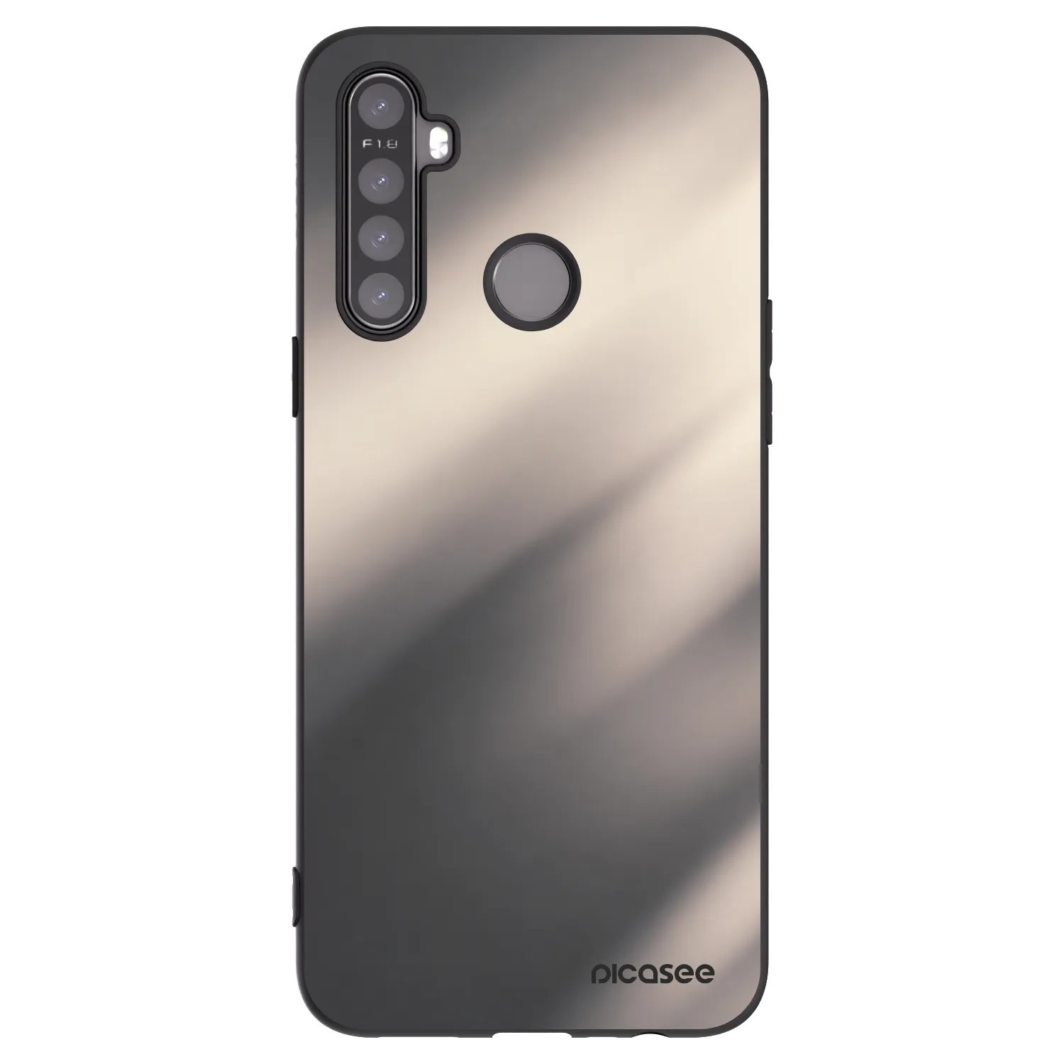 Picasee husă neagră din silicon pentru Realme 6i - Smoky Beige