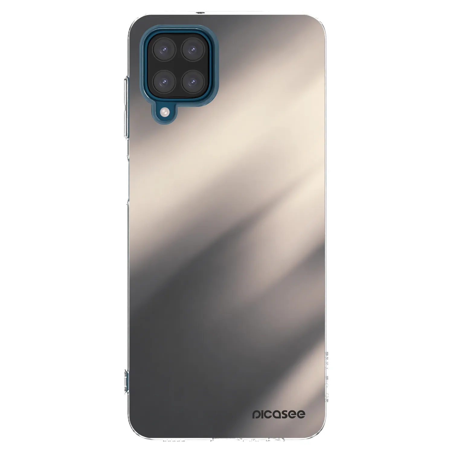 Picasee husă transparentă din silicon pentru Samsung Galaxy A12 A125F - Smoky Beige