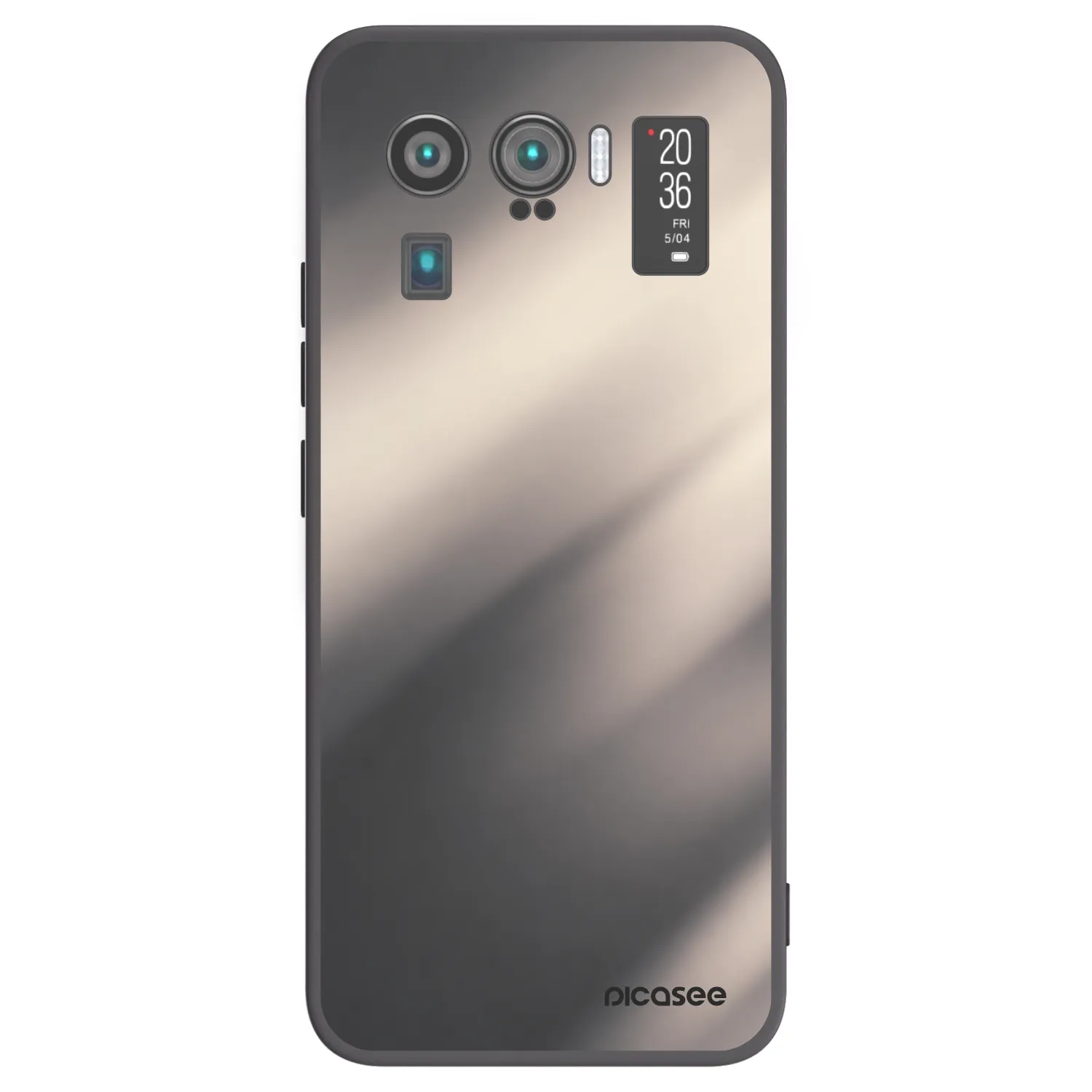 Picasee husă neagră din silicon pentru Xiaomi Mi 11 Ultra - Smoky Beige