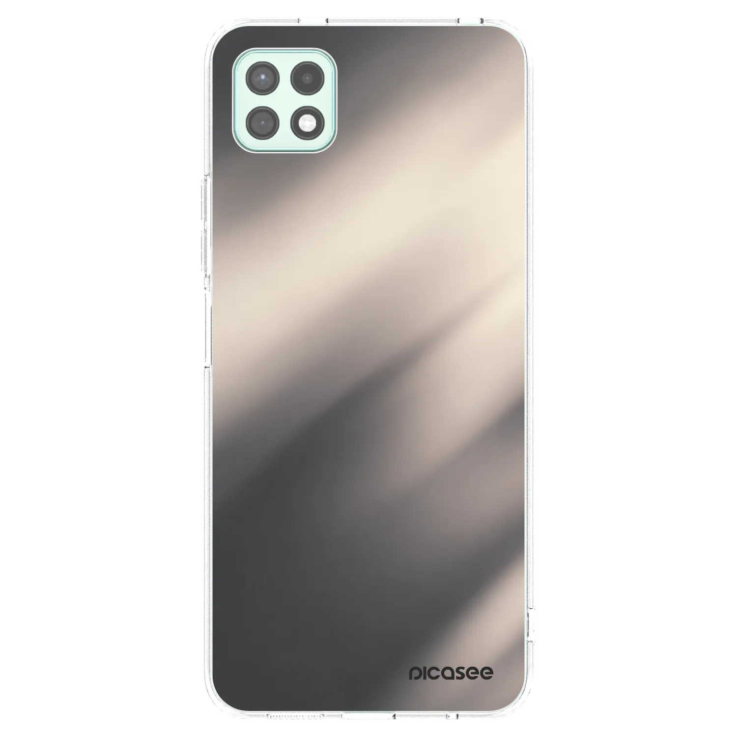Picasee husă transparentă din silicon pentru Samsung Galaxy A22 A226B 5G - Smoky Beige