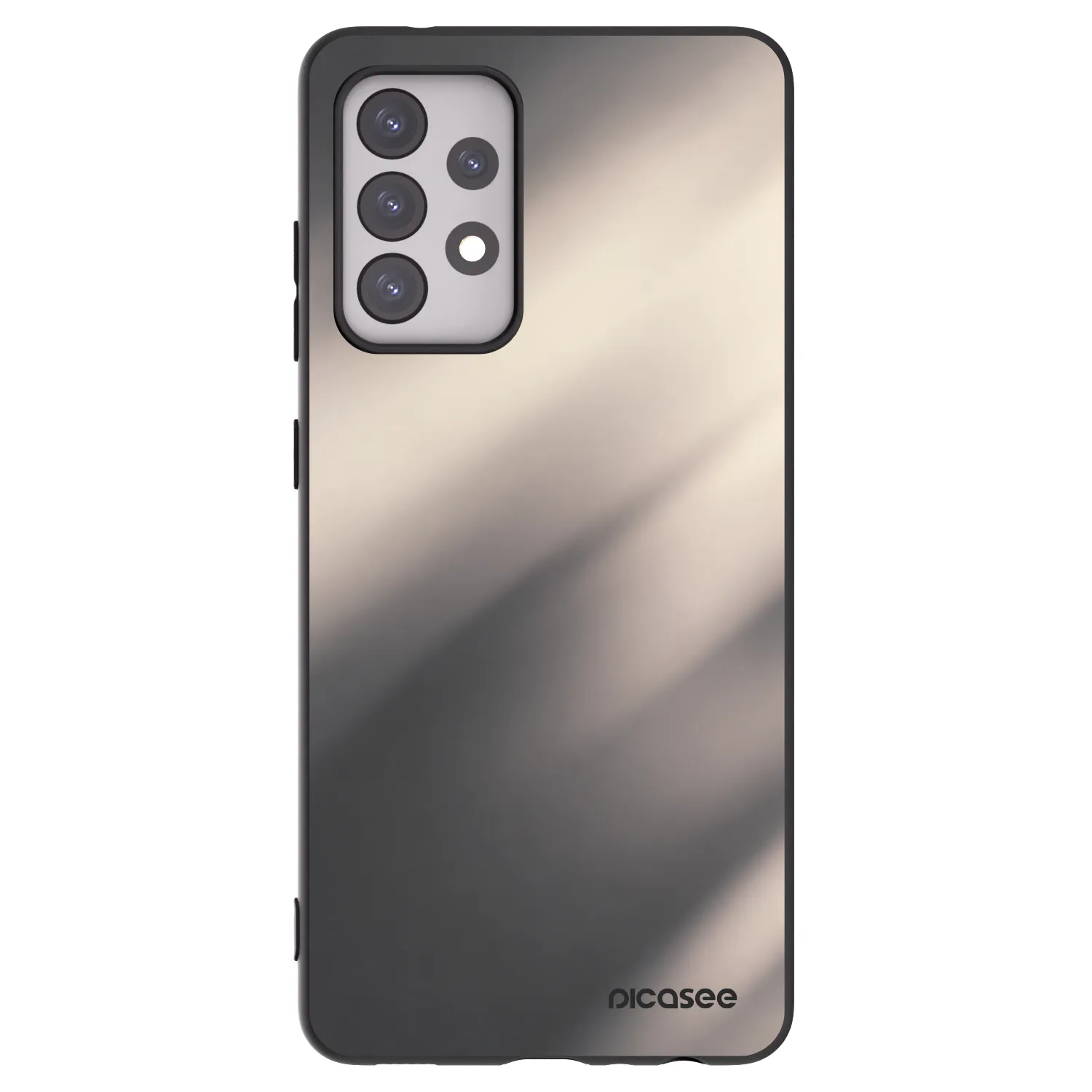 Picasee husă neagră din silicon pentru Samsung Galaxy A52s 5G A528B - Smoky Beige