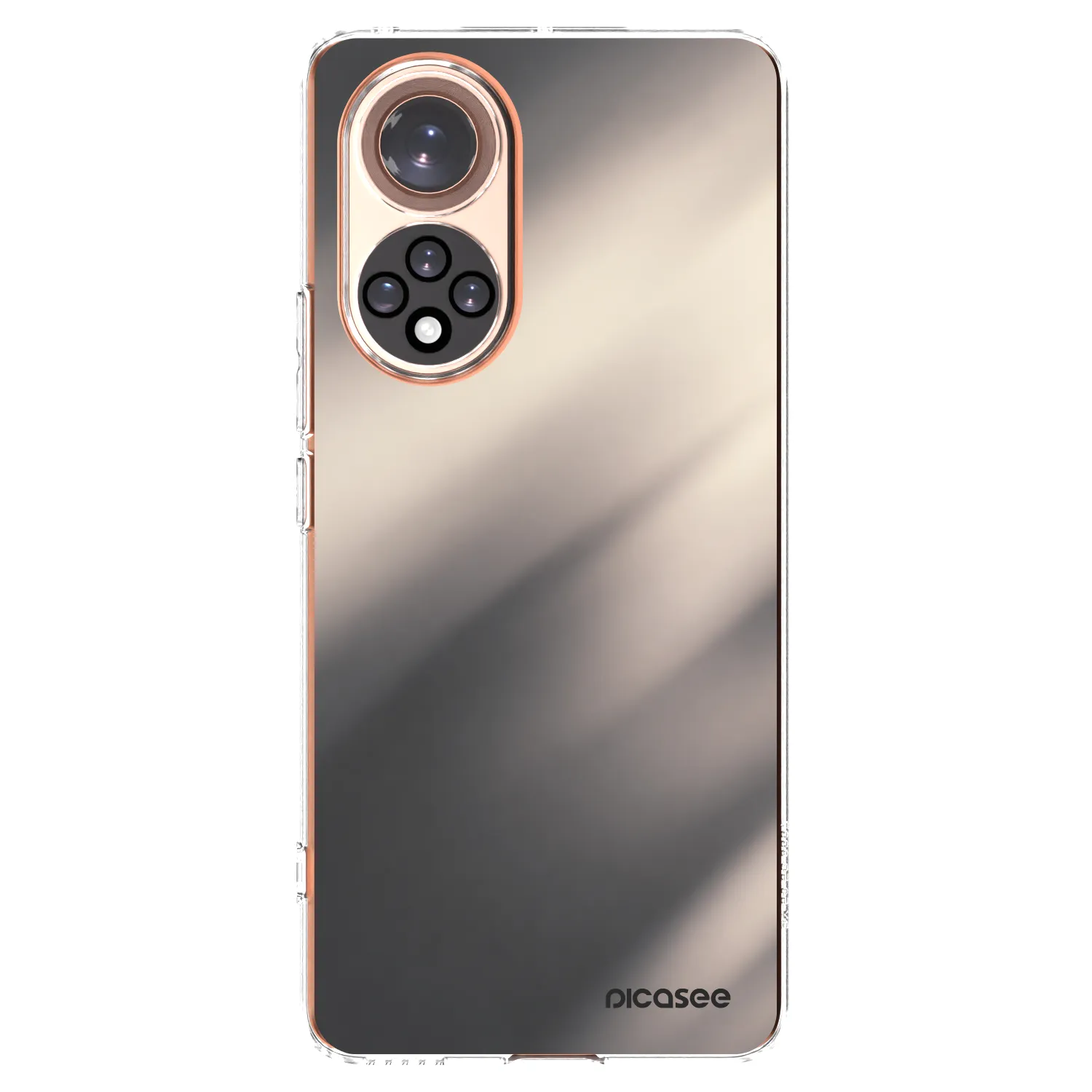 Picasee husă transparentă din silicon pentru Huawei Nova 9 - Smoky Beige