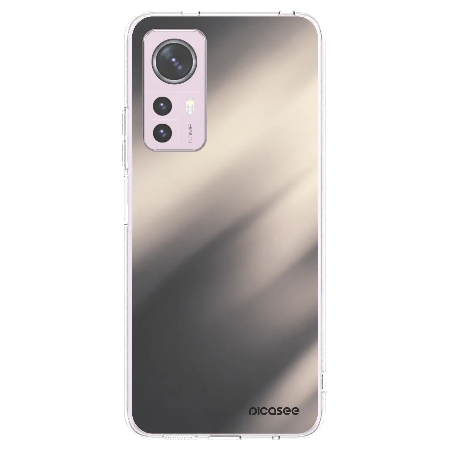 Picasee husă transparentă din silicon pentru Xiaomi 12 - Smoky Beige