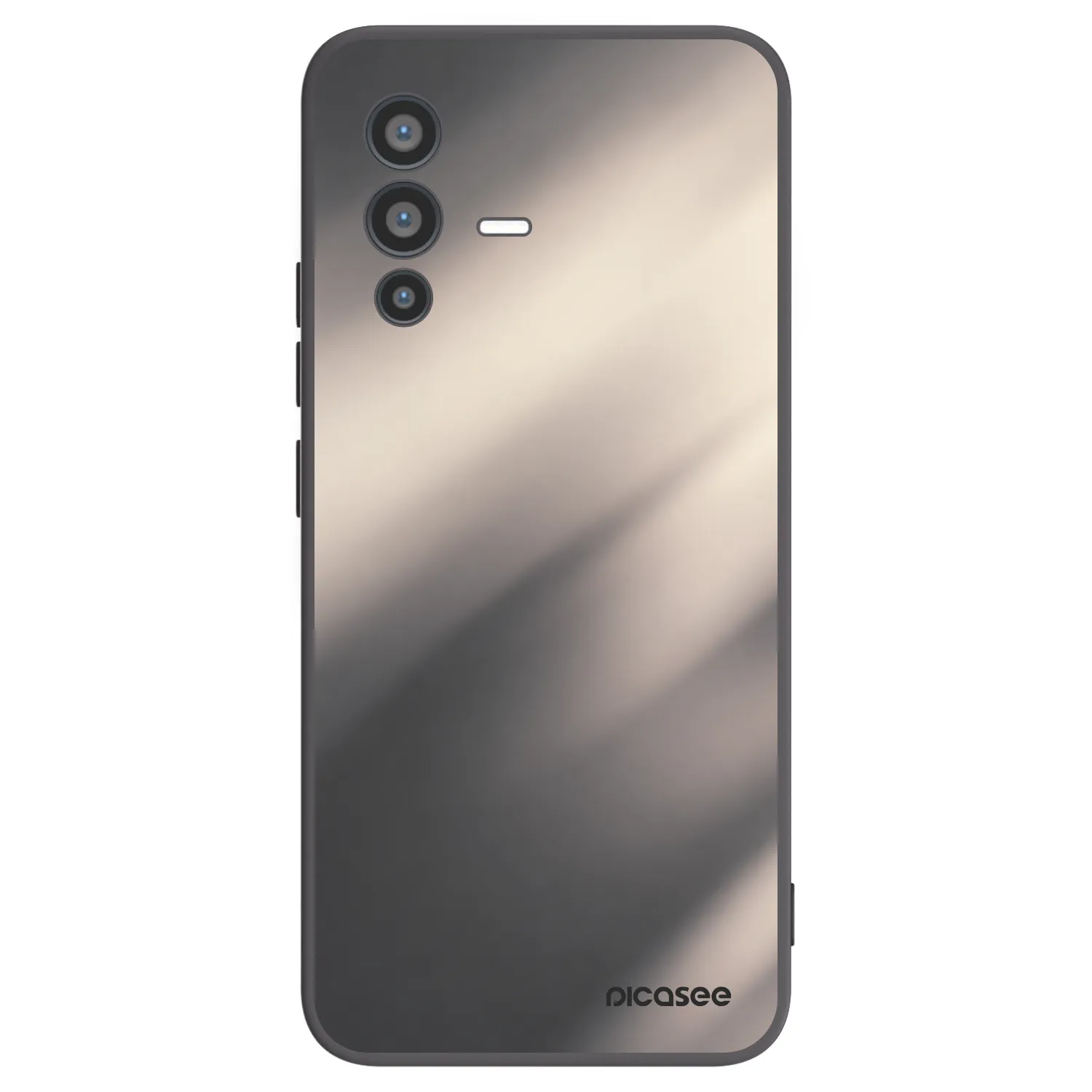Picasee husă neagră din silicon pentru Vivo V23 5G - Smoky Beige