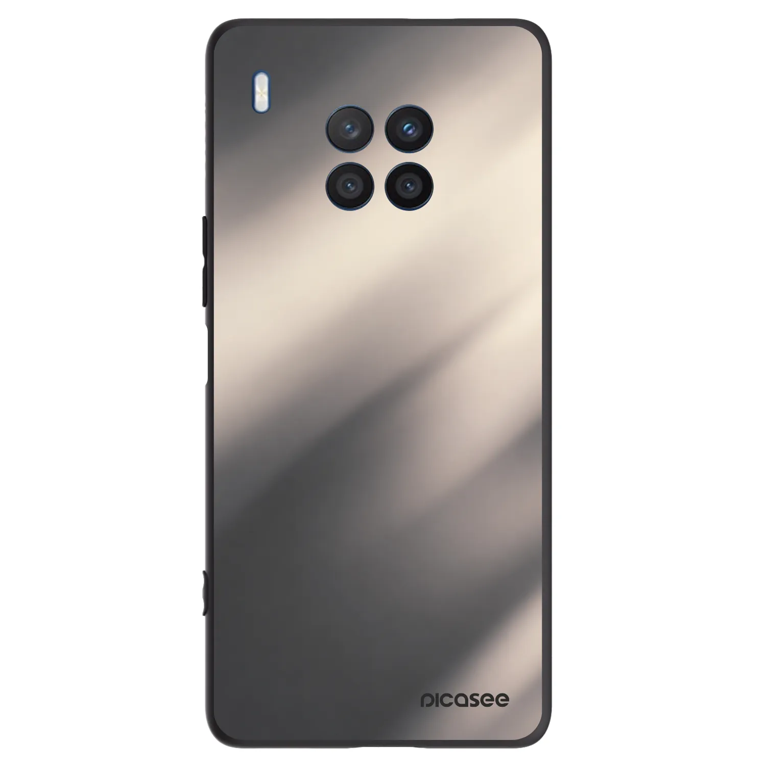 Picasee husă neagră din silicon pentru Honor 50 Lite - Smoky Beige