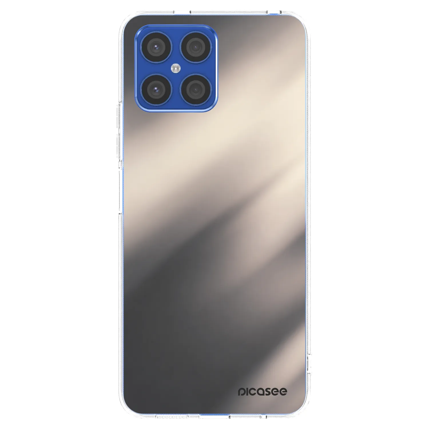 Picasee husă transparentă din silicon pentru Honor X8 4G - Smoky Beige