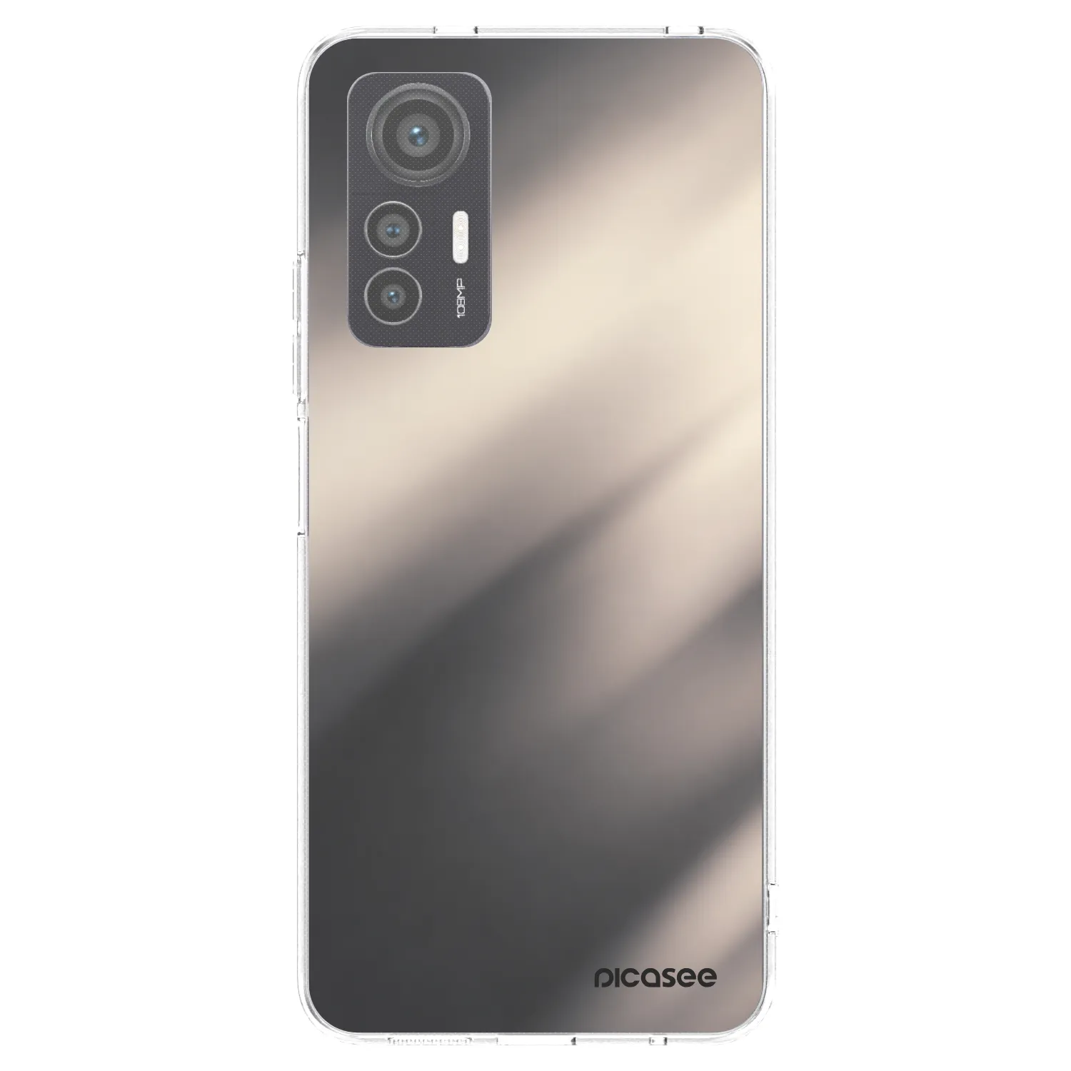 Picasee husă transparentă din silicon pentru Xiaomi 12 Lite - Smoky Beige
