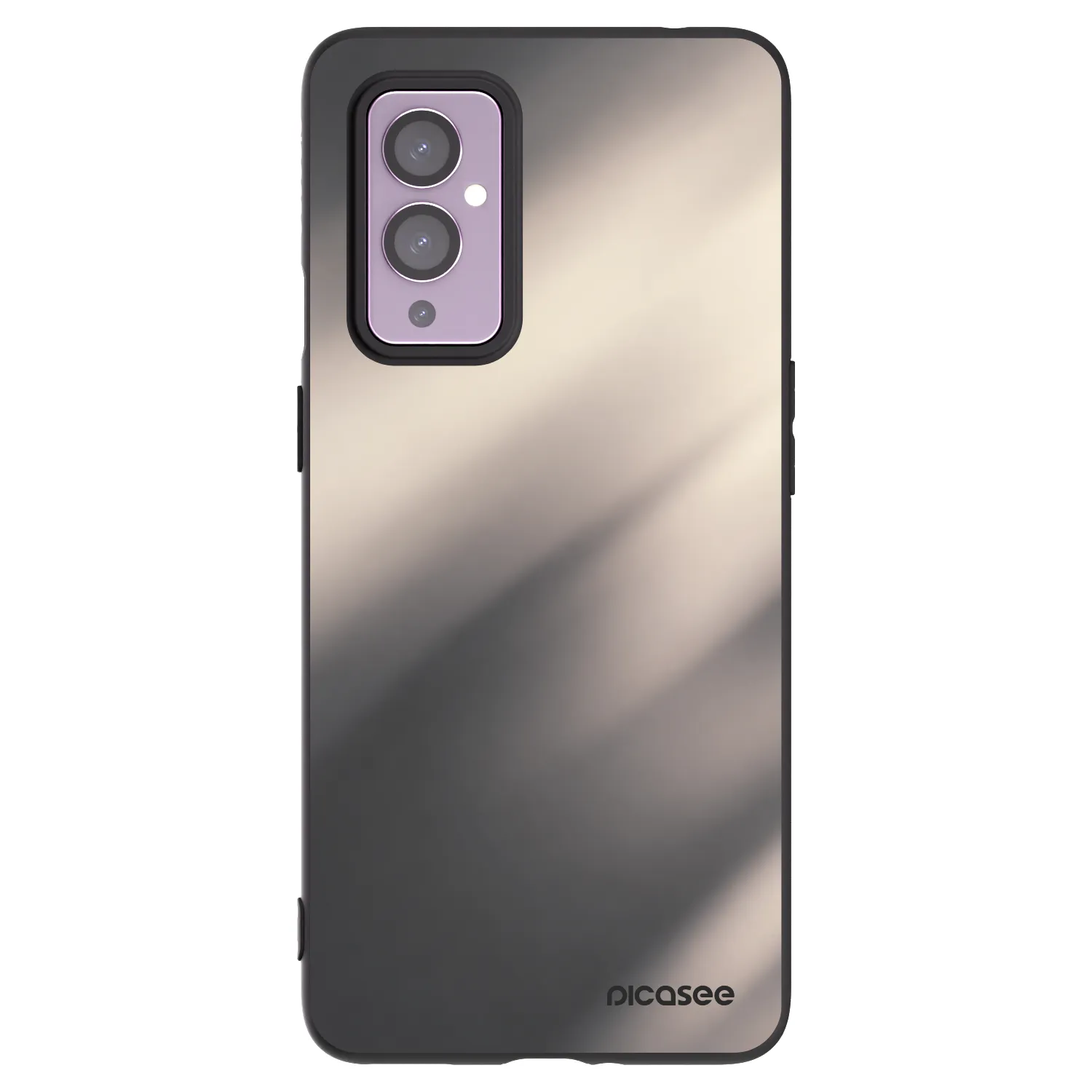 Picasee husă neagră din silicon pentru OnePlus 9 - Smoky Beige