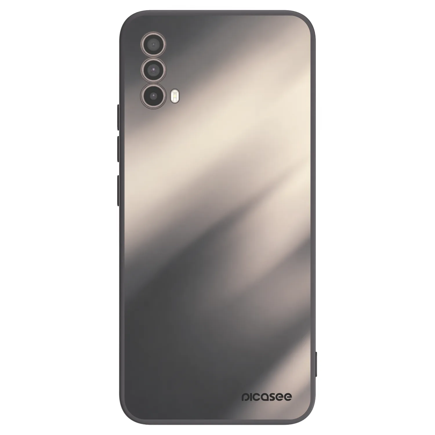 Picasee husă neagră din silicon pentru Motorola Moto E40 - Smoky Beige