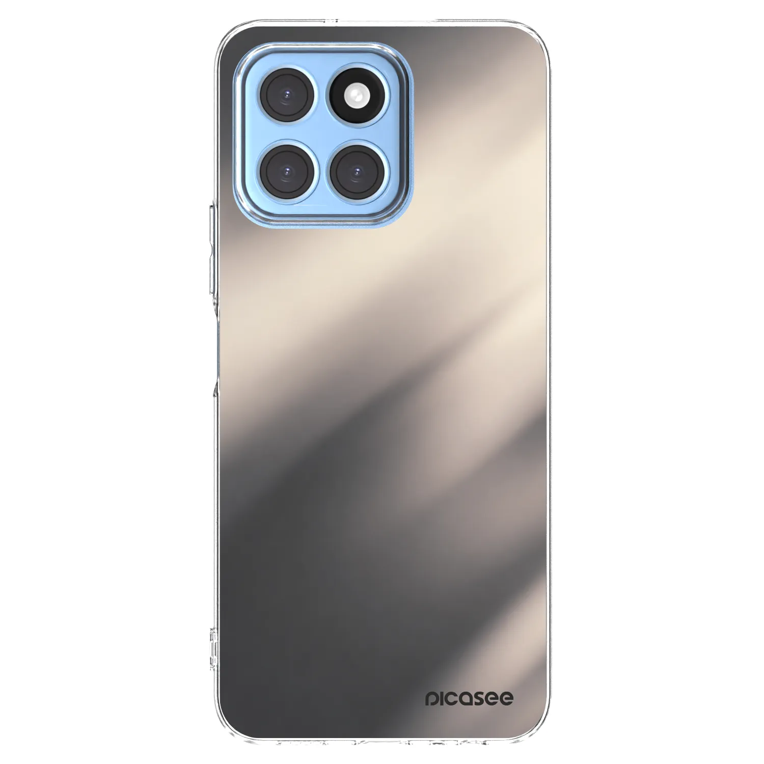 Picasee husă transparentă din silicon pentru Honor X6 - Smoky Beige