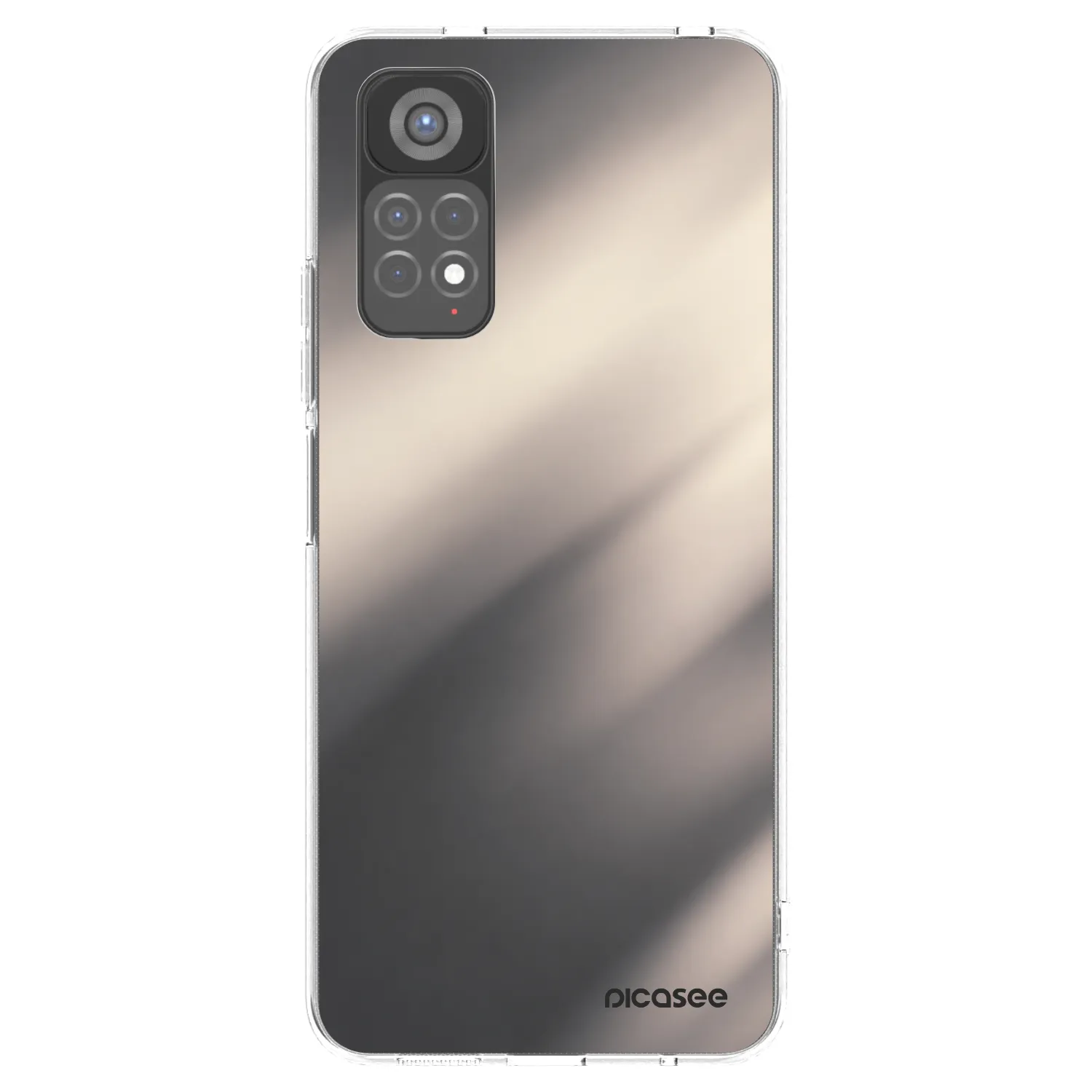 Picasee husă transparentă din silicon pentru Xiaomi Redmi Note 11S 5G - Smoky Beige