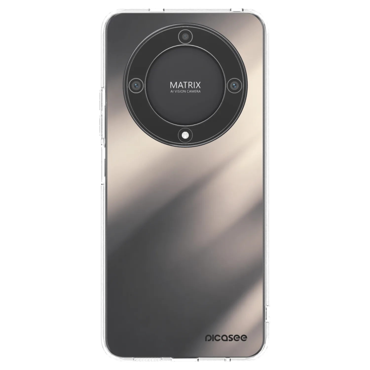 Picasee husă transparentă din silicon pentru Honor Magic5 Lite 5G - Smoky Beige