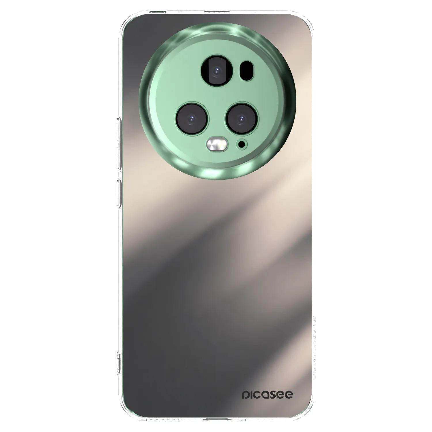 Picasee husă transparentă din silicon pentru Honor Magic5 Pro - Smoky Beige