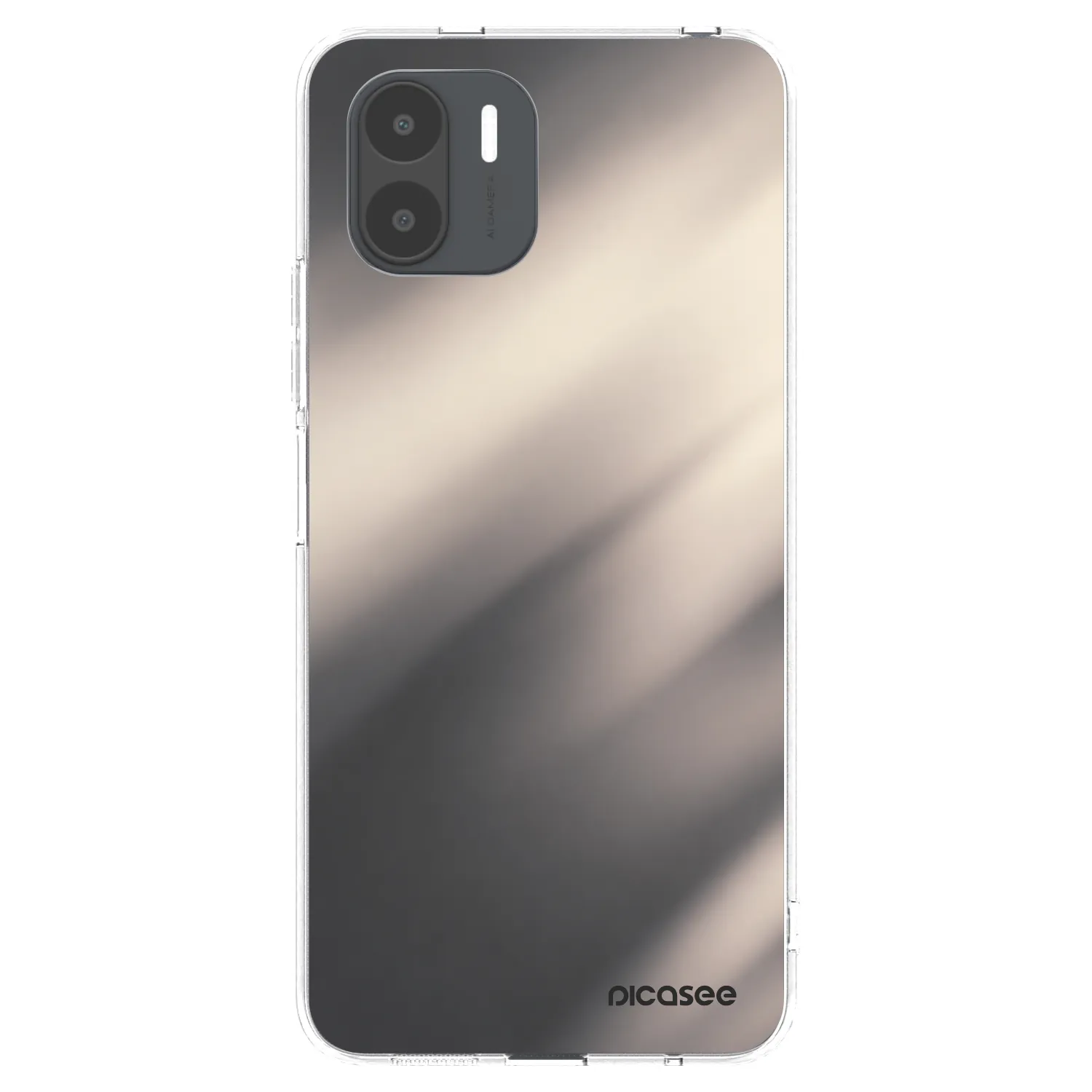 Picasee husă transparentă din silicon pentru Xiaomi Redmi A2 - Smoky Beige