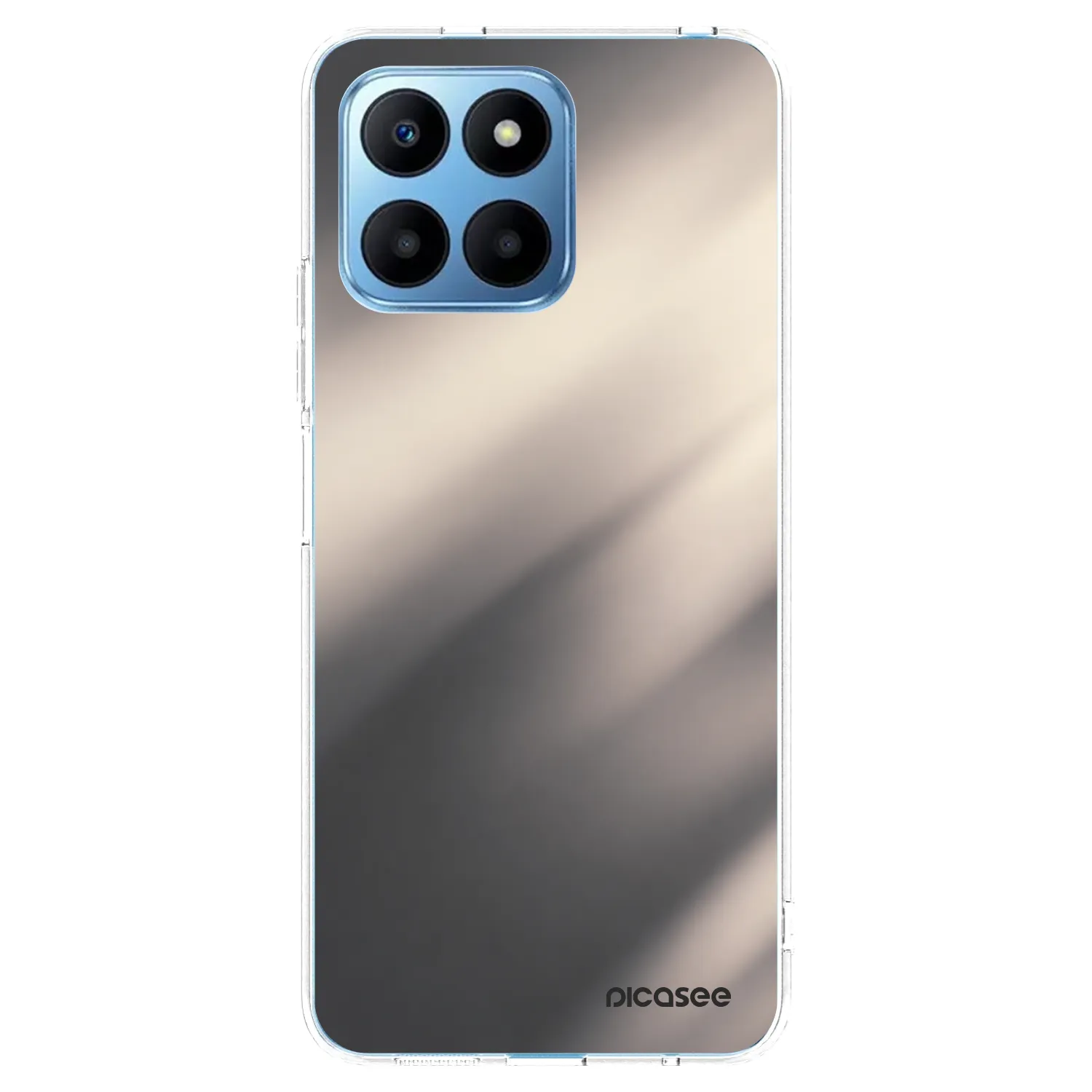 Picasee husă transparentă din silicon pentru Honor 70 Lite - Smoky Beige