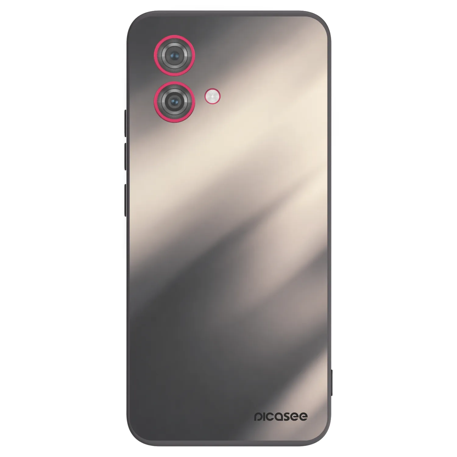 Picasee husă neagră din silicon pentru Motorola Moto G84 5G - Smoky Beige