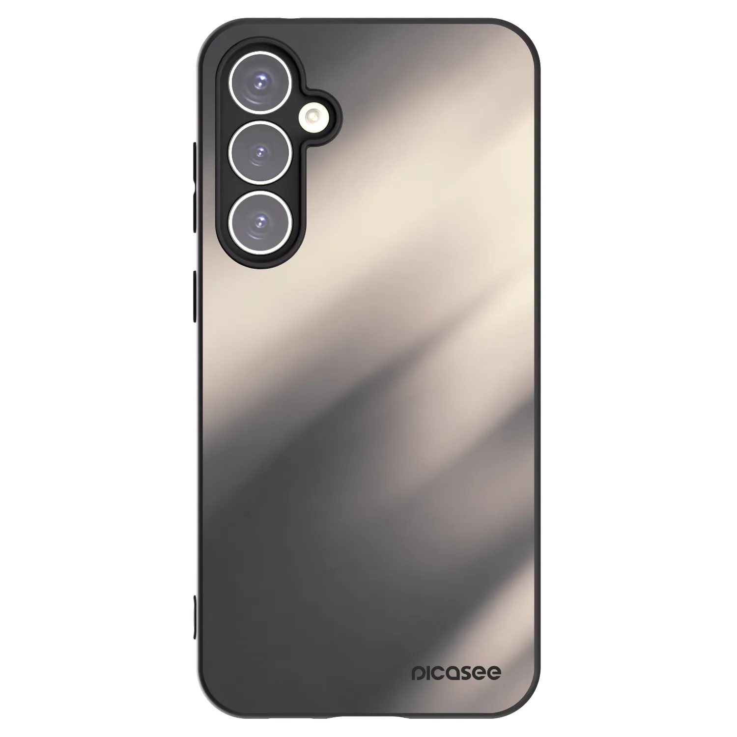 Picasee husă neagră din silicon pentru Samsung Galaxy S23 FE S711B - Smoky Beige