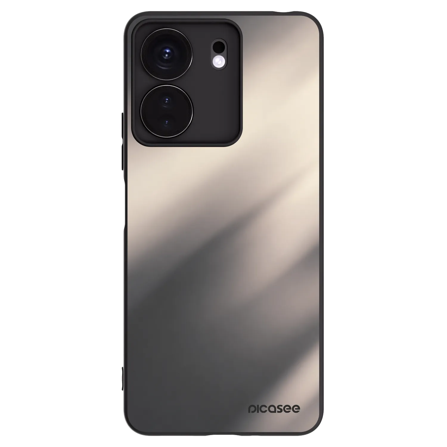 Picasee husă neagră din silicon pentru Xiaomi Redmi 13C 4G - Smoky Beige