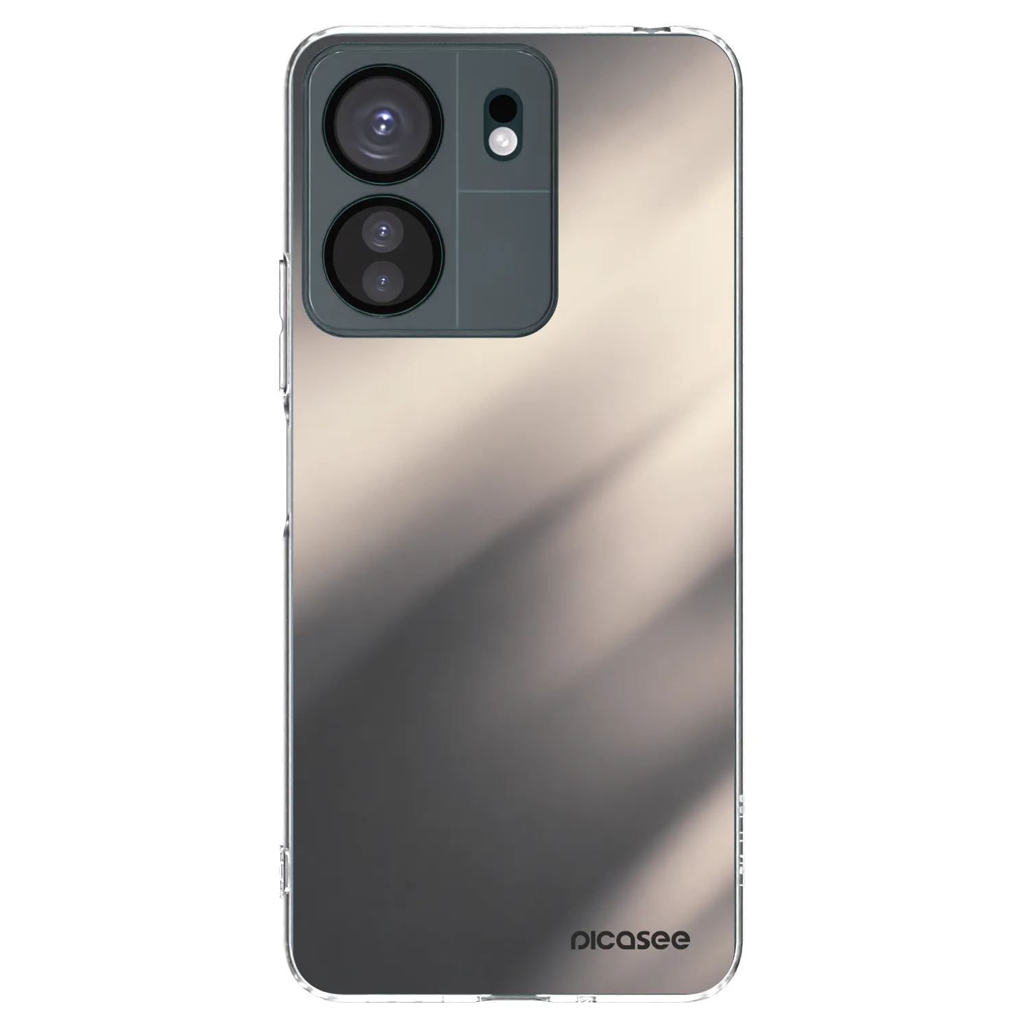 Picasee husă transparentă din silicon pentru Xiaomi Redmi 13C 4G - Smoky Beige