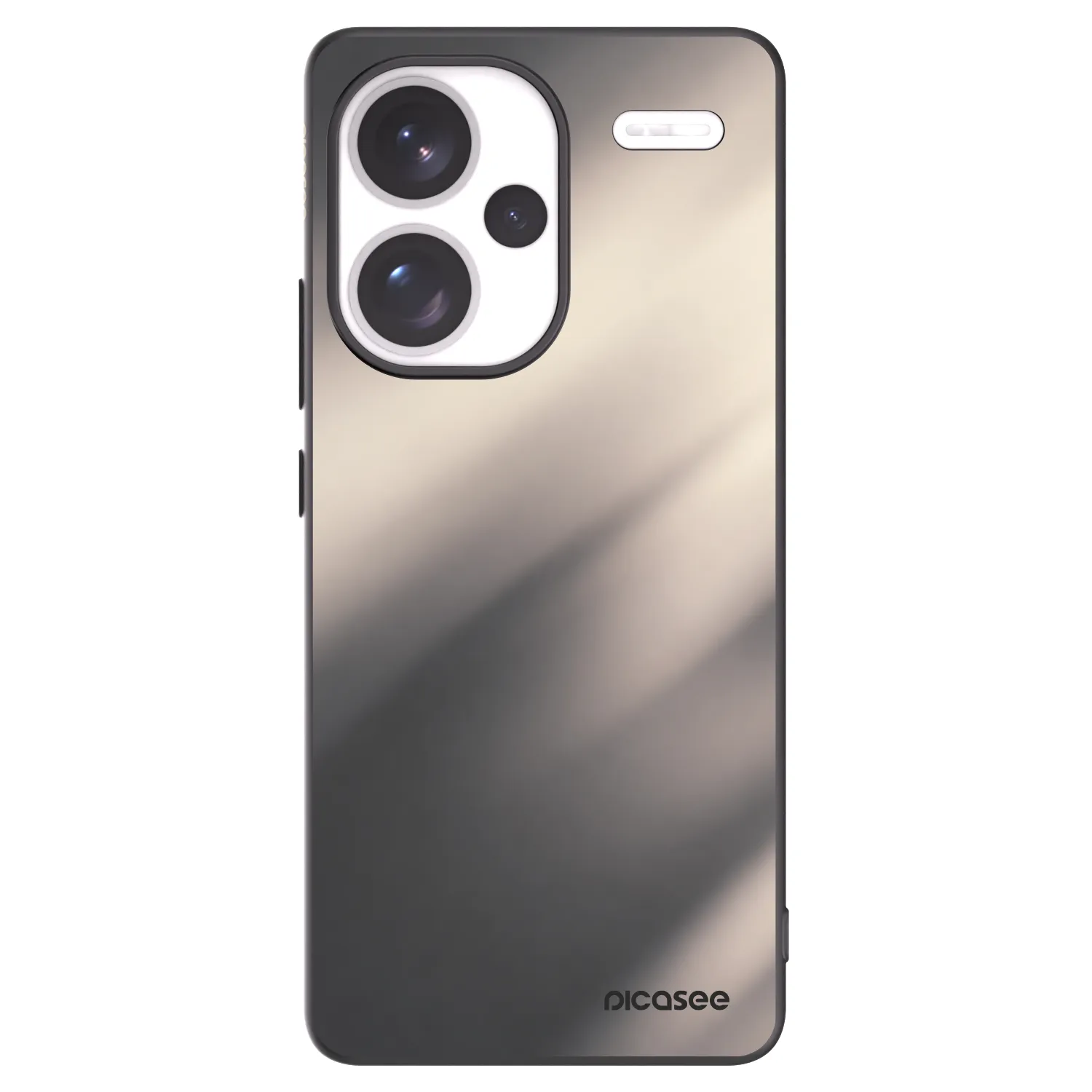 Picasee husă neagră din silicon pentru Xiaomi Redmi Note 13 Pro+ 5G - Smoky Beige